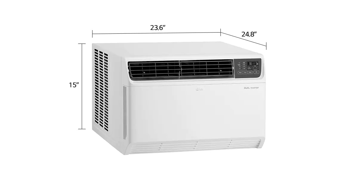 LG Electronics ft Window Air Conditioner (115-Volt; 14000-BTU) ENERGY STAR Wi-Fi enabled in the Window Air Conditioners department at Lowes.com