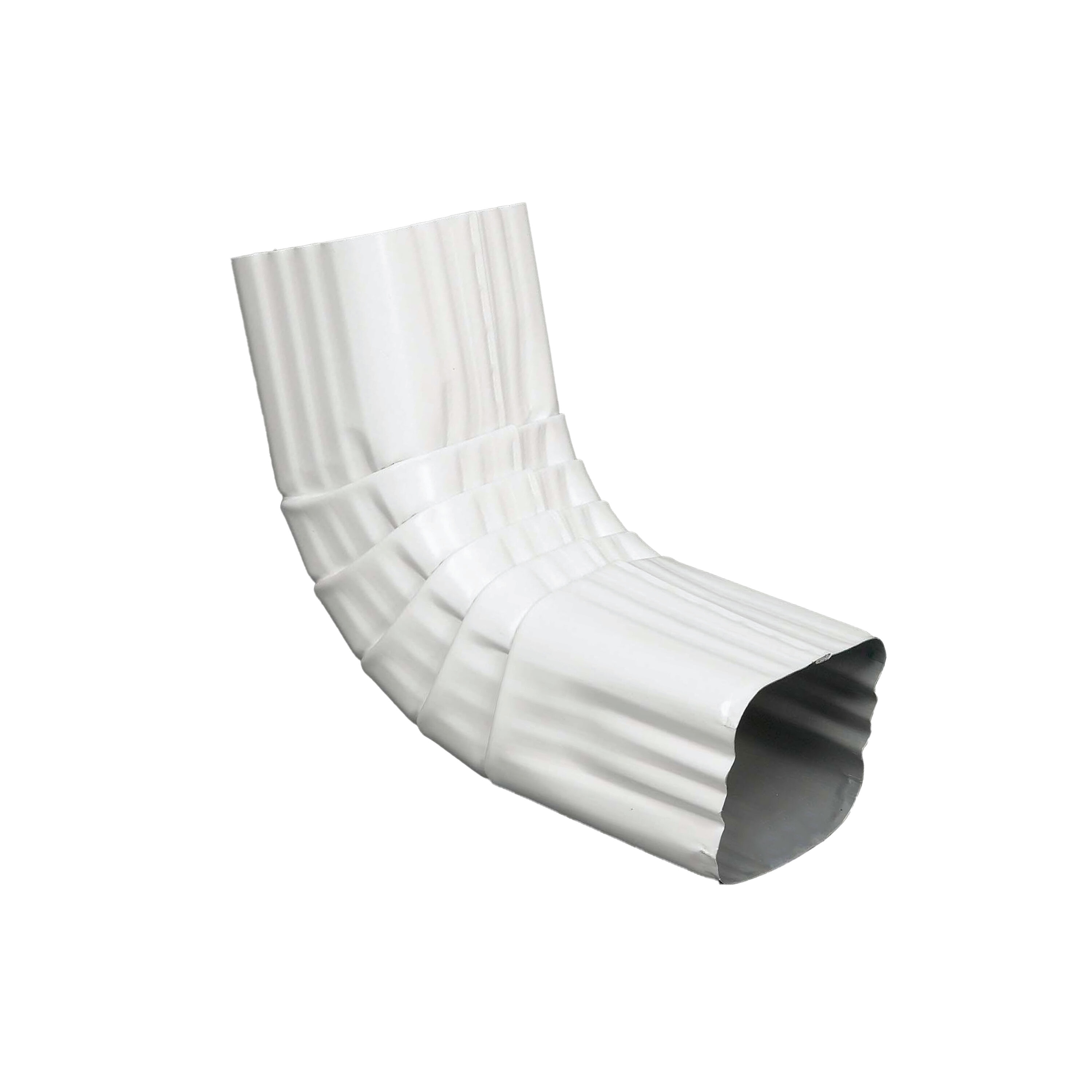 Amerimax Professional Grade Aluminum 11-in Hi-Gloss White Front elbow