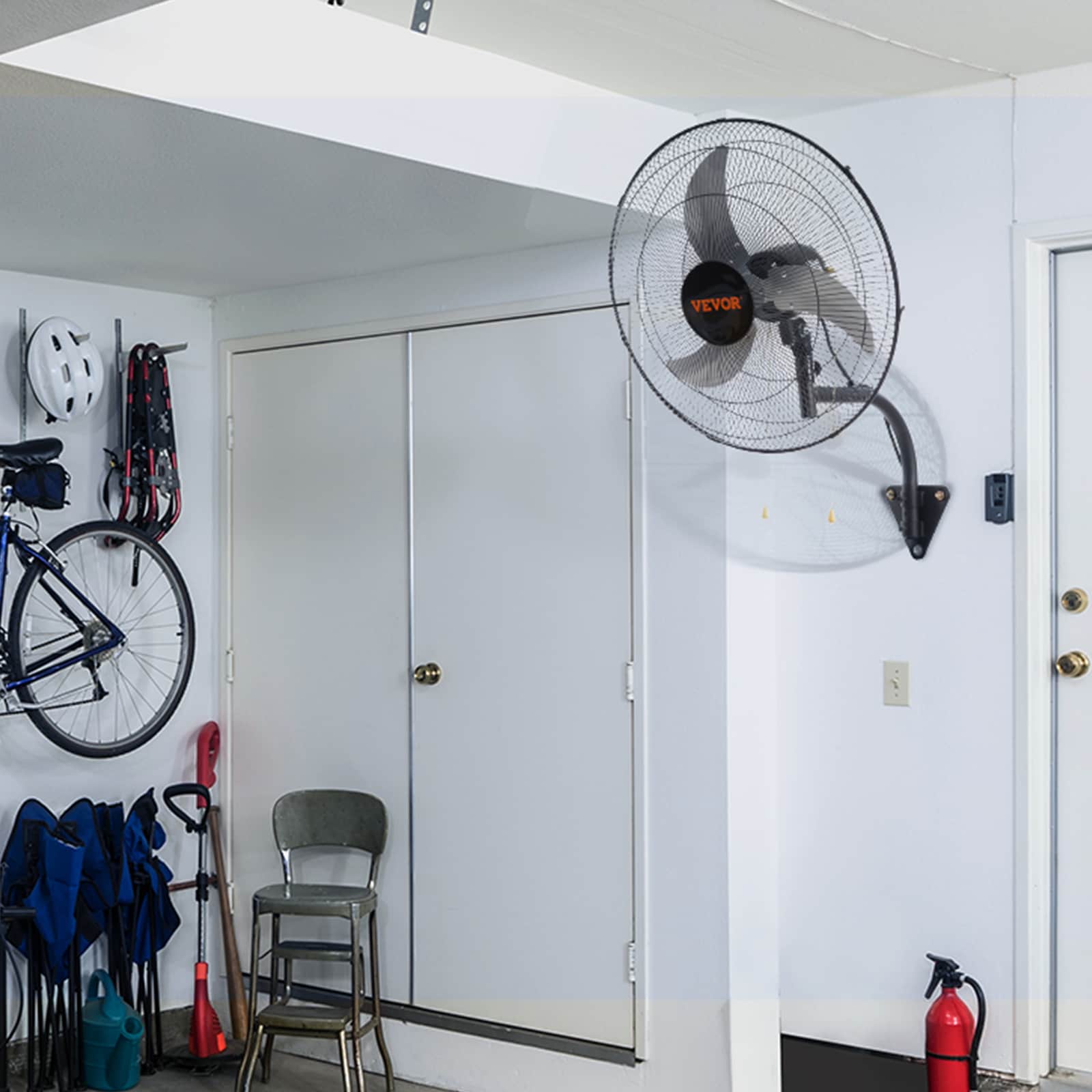 VEVOR GYBGSFSYCSF18BWP2V1 Wall-Mounted-Fans - View #2