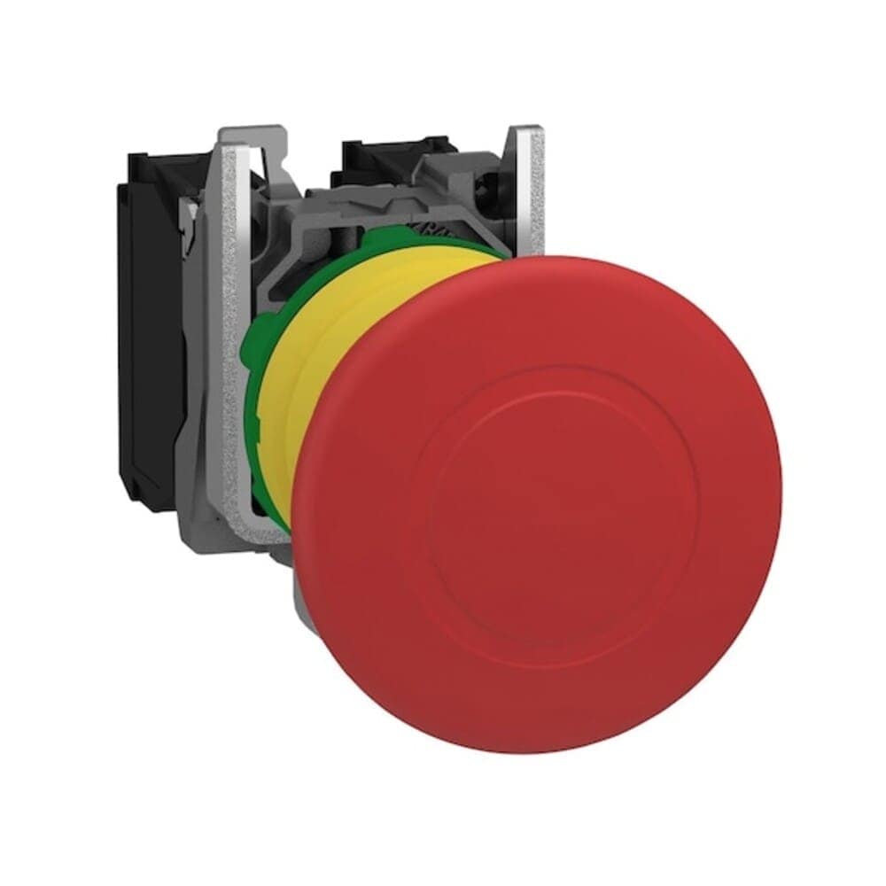 Schneider Electric Emergency Stop Push Button 22 mm 1NO/1NC Red XB5AT845 #XB5AT845
