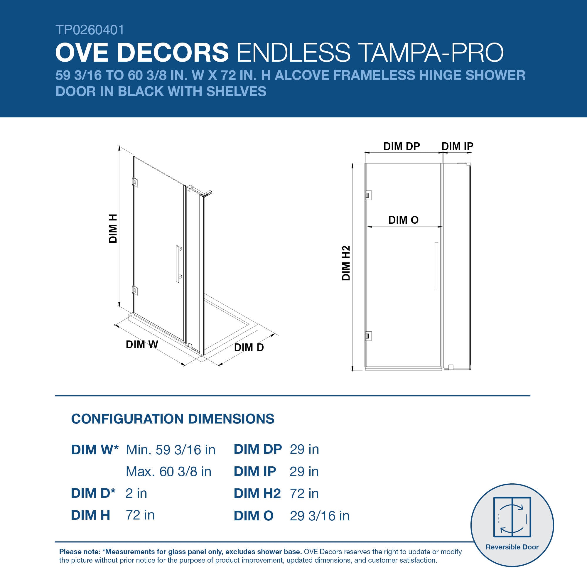 OVE Decors 828796067560 Shower-Doors - View #14