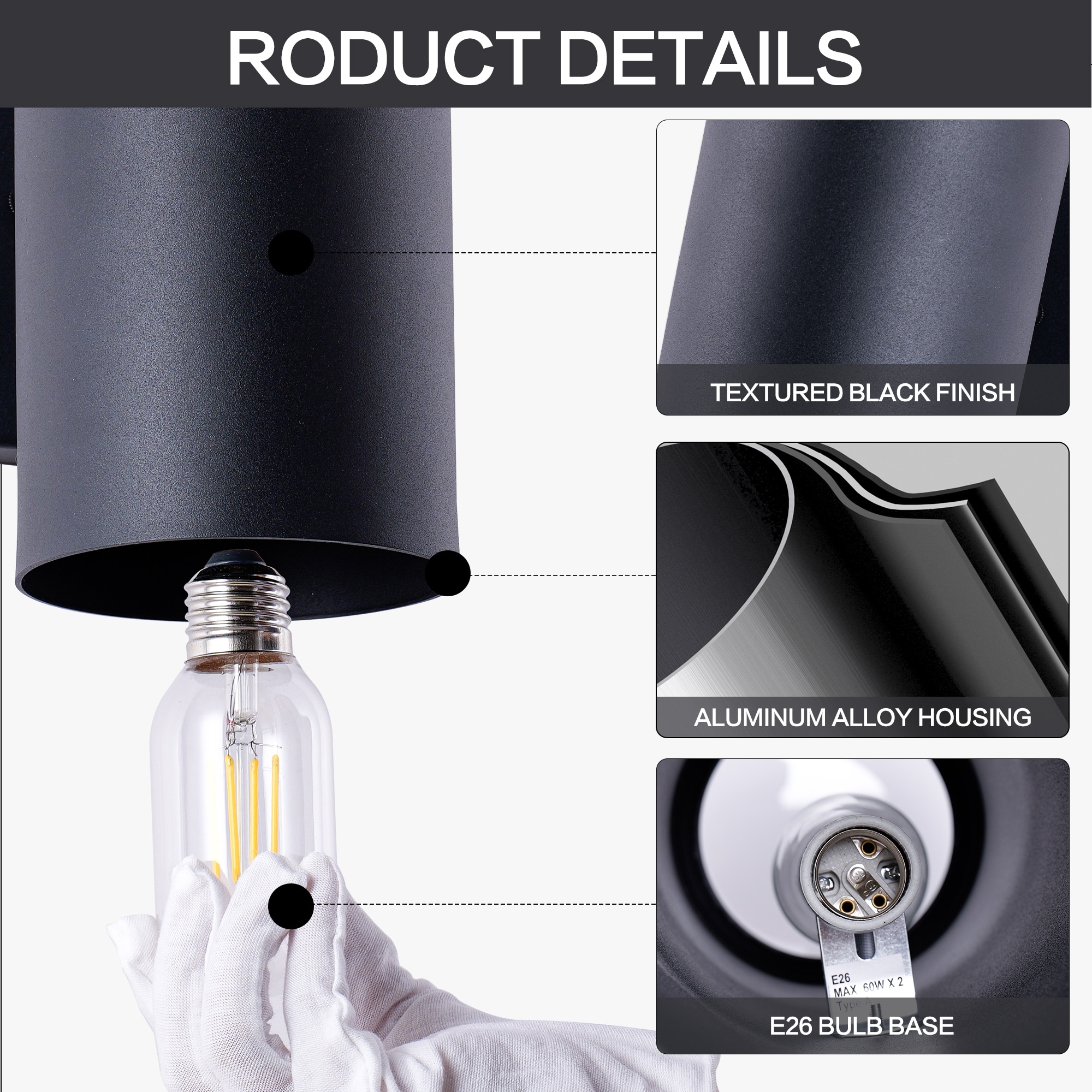 Flynama G-FLY-VLY-6B Outdoor-Wall-Lighting - View #6