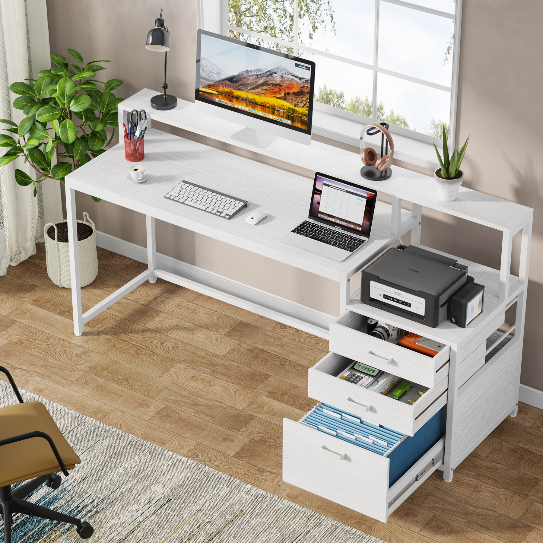 Fnova LWTJ-JW0580 Office-Tables - View #3