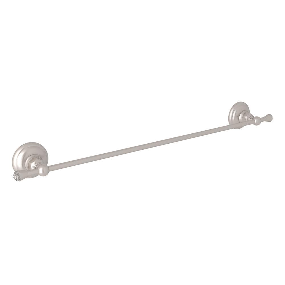 Rohl Country Bath 24 In Satin Nickel Wall Mount Single Towel Bar In The   08876937 