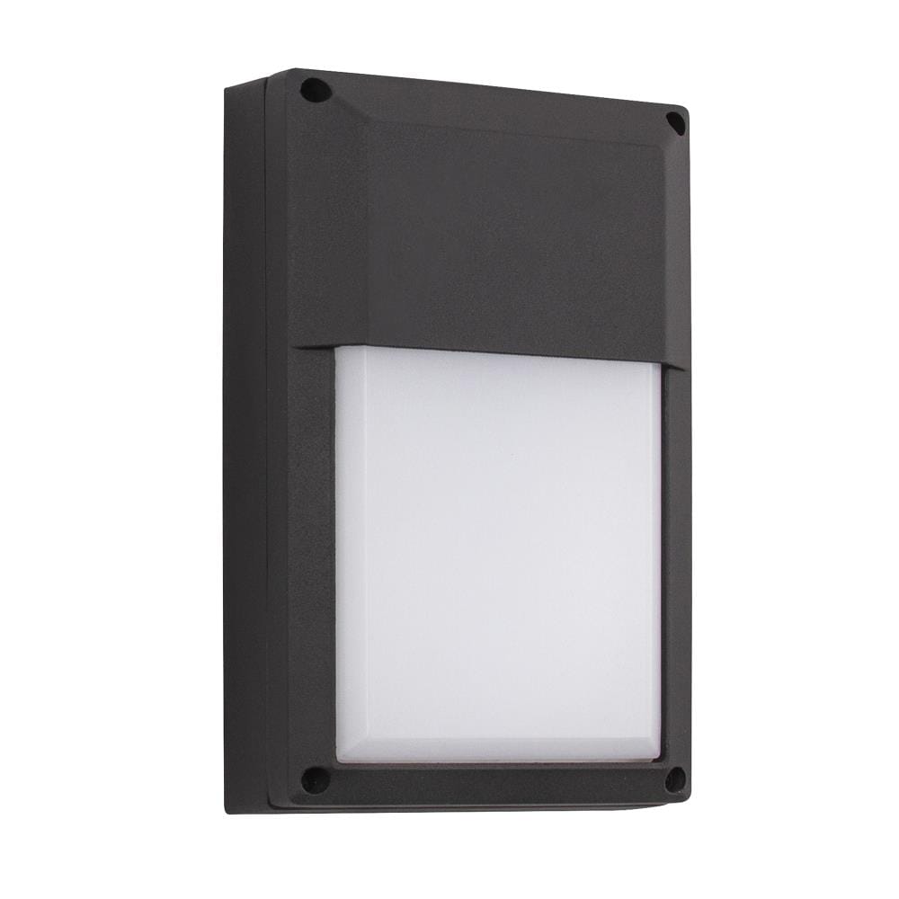 Sunset Lighting F9920-31-2-4K 8.63-in Black Integrated Outdoor Wall Light ENERGY STAR