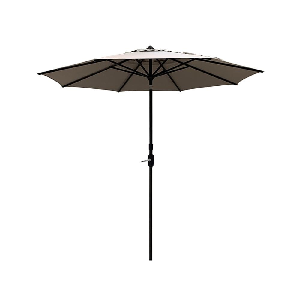 SimplyShade 9-ft Greige Slide-tilt Market Patio Umbrella at Lowes.com