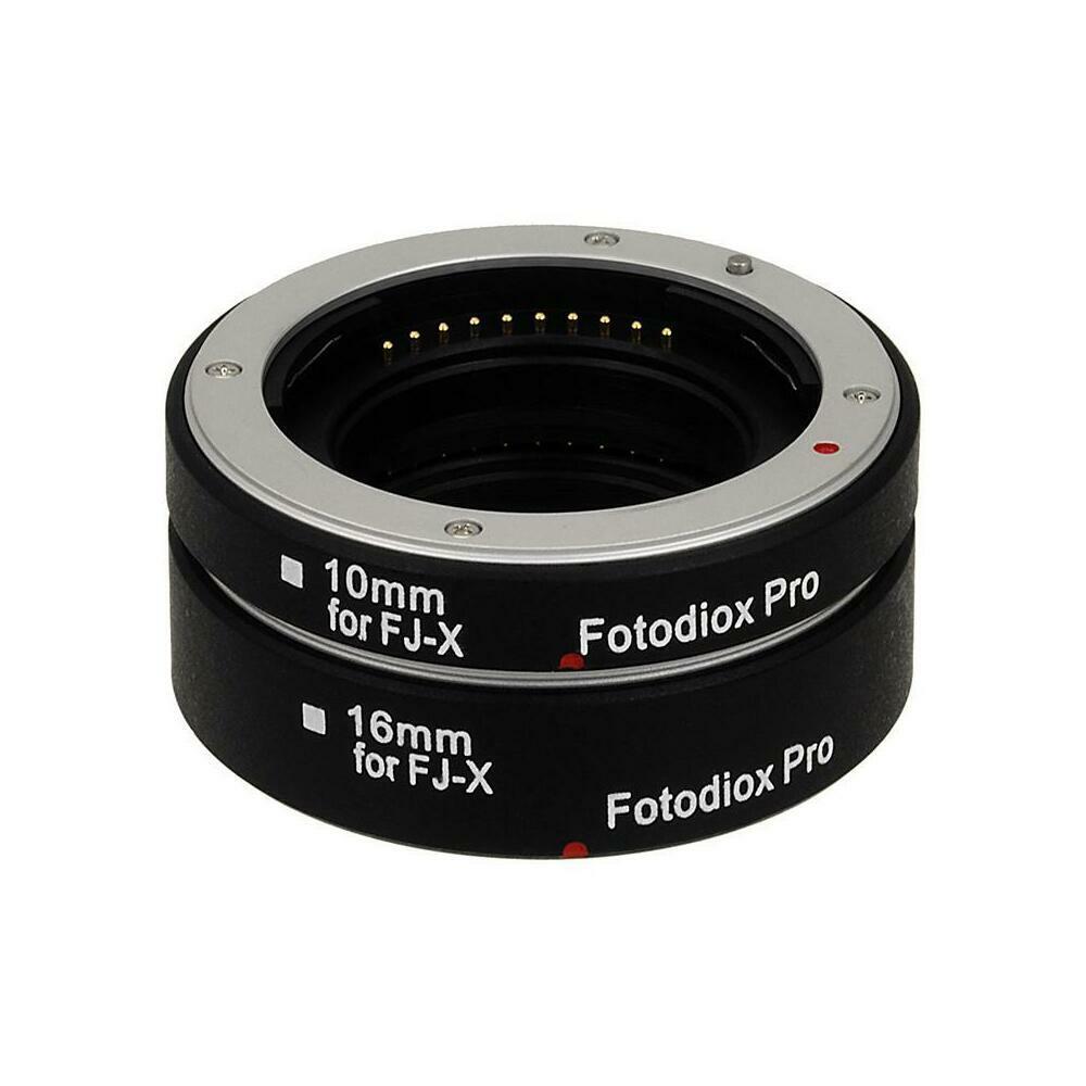 Fotodiox FTDX2833  Macro-Tube-Auto-FXRF Pro Automatic Macro Extension Tube Set for Fujifilm Fuji X-Series Mirrorless Camera