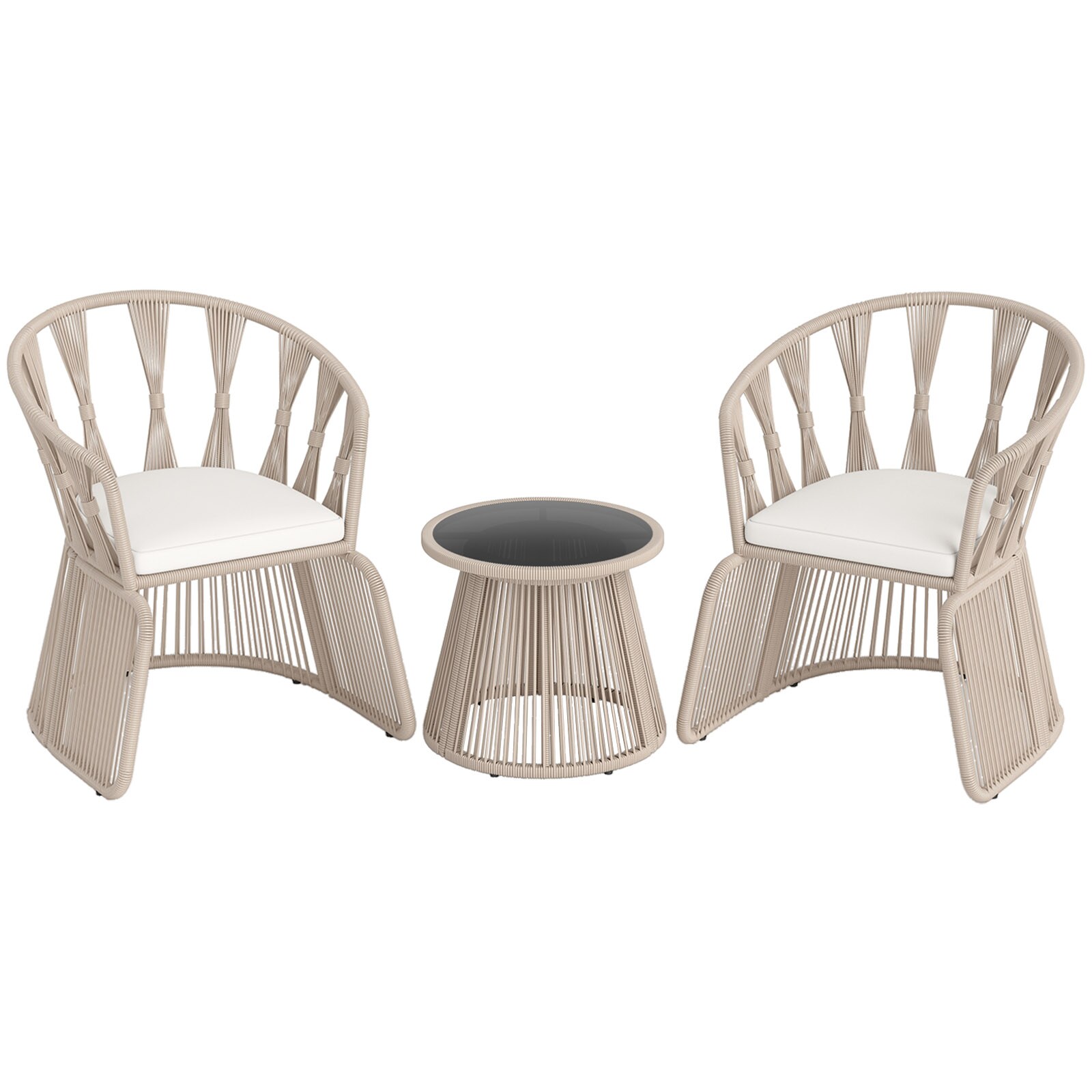 YERIVA O13308WHDH Patio-Conversation-Sets - View #2