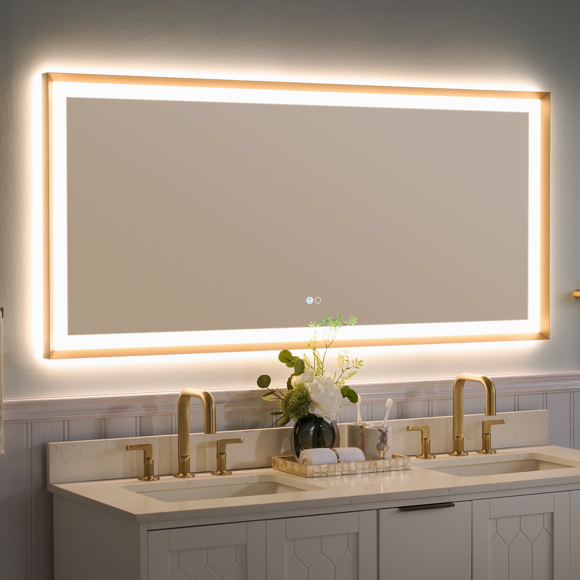 Forclover MRE-6F6028GD Framed-Bath-Mirrors - View #3