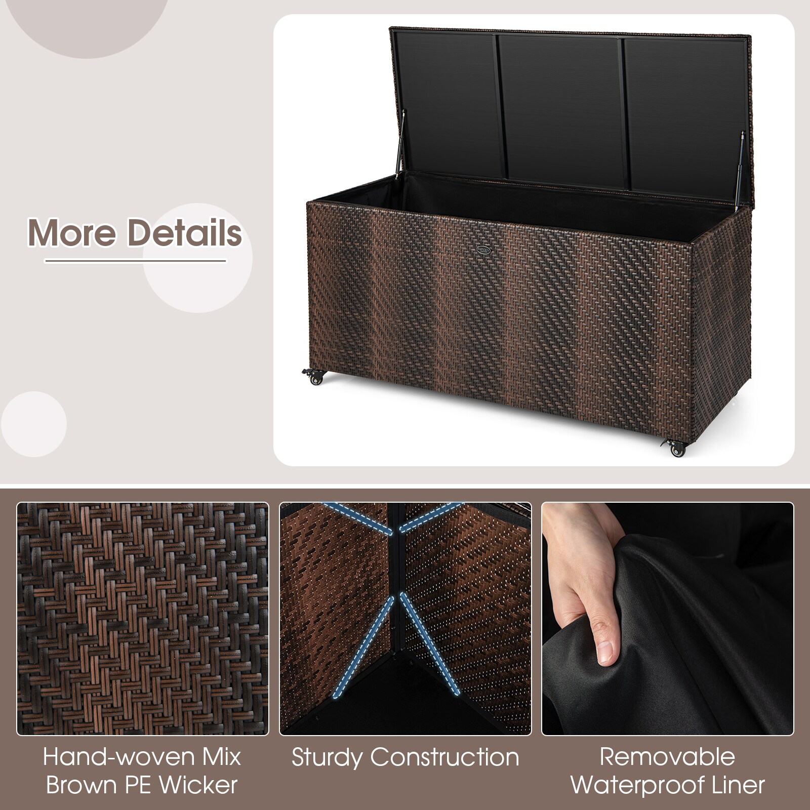 Poinic CWJDS10549CF Small-Outdoor-Storage - View #4