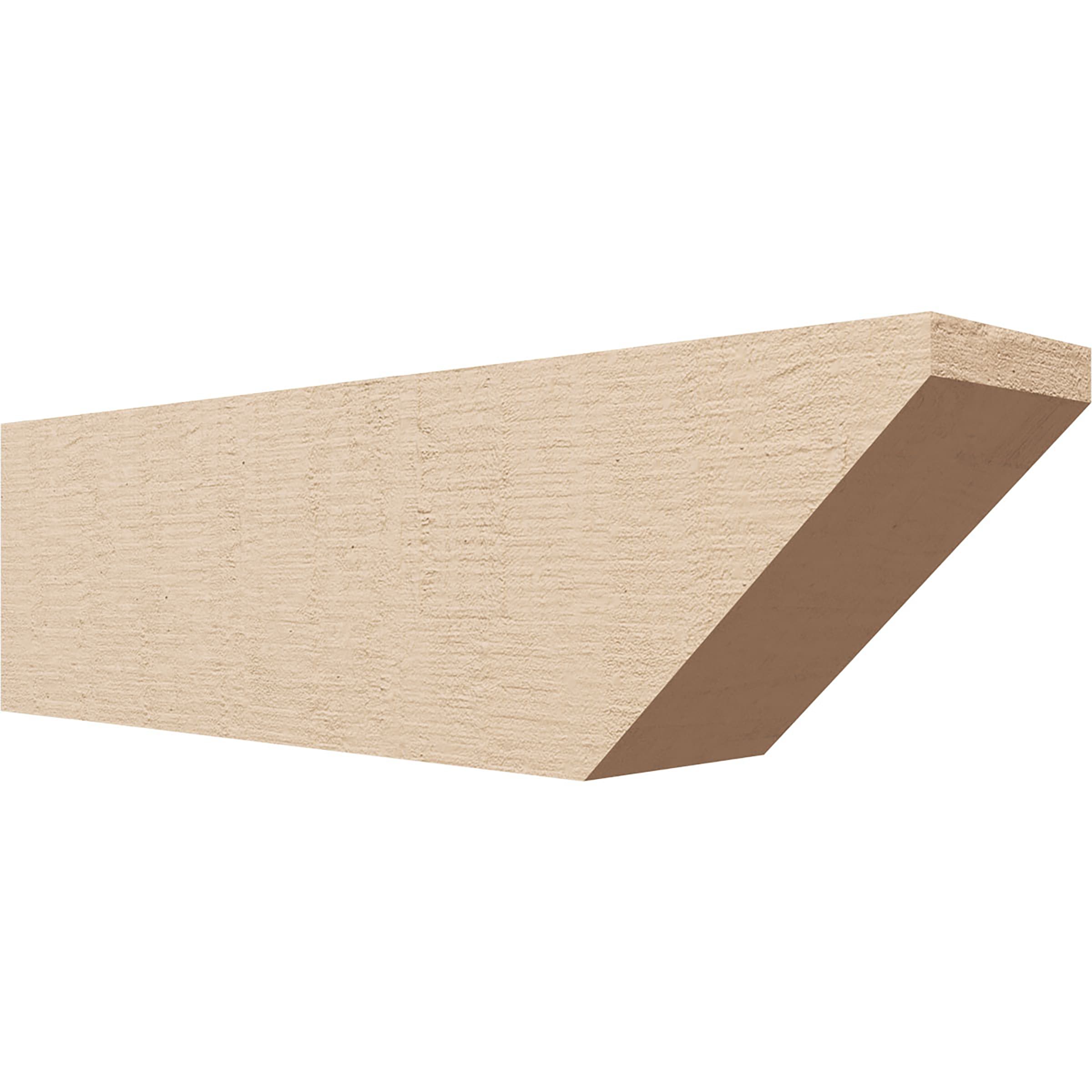 Ekena Millwork RFTU06X08X28CONRCPR Concord Woodgrain 6-in x 8-in x 28-in Brown Urethane Standard bracket