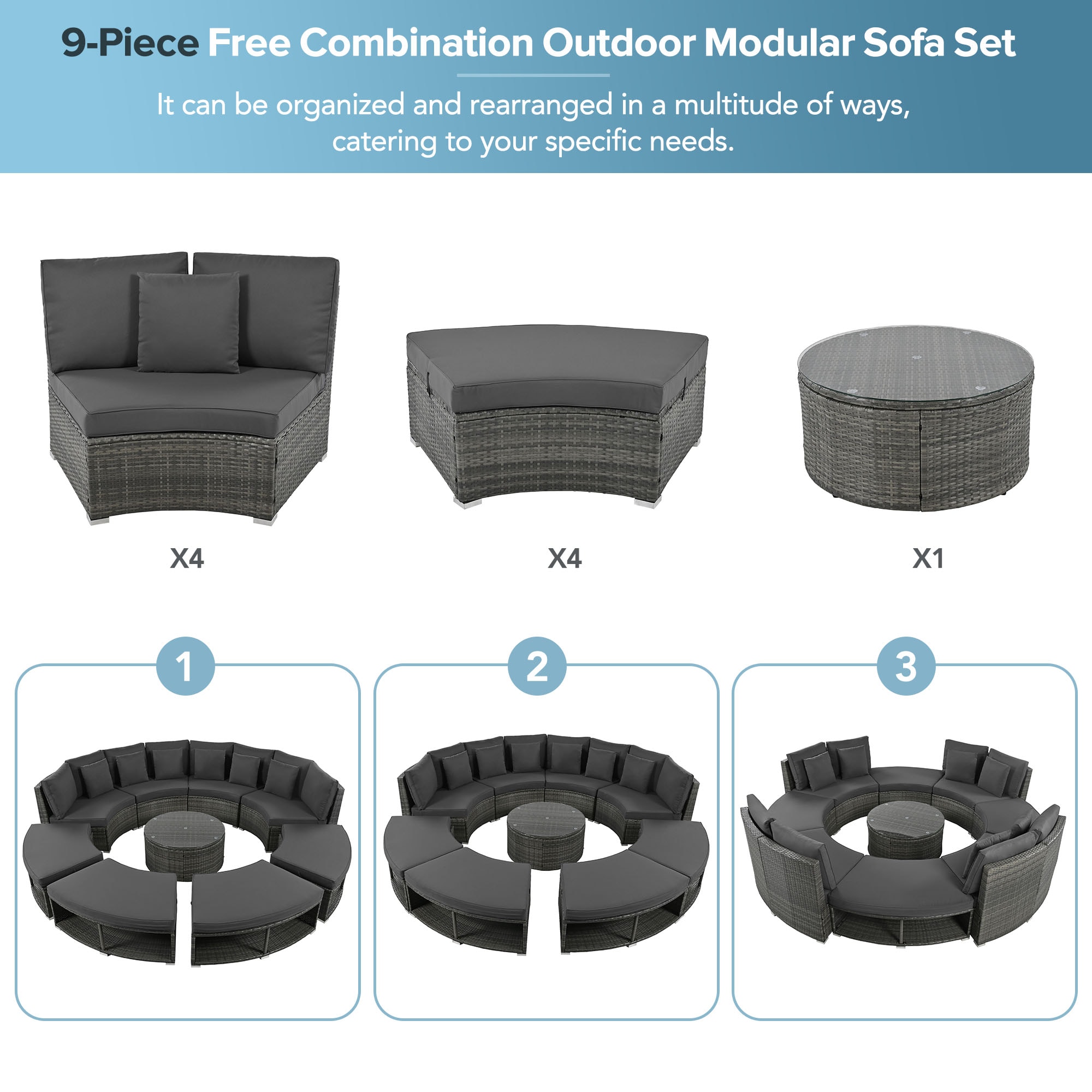 ModernLuxe L-SZ000040AAR Patio-Conversation-Sets - View #7