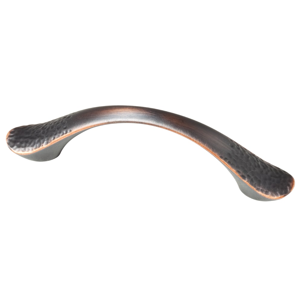 Brainerd P23932W-VBC-C Hammered 3-in or 3-3/4-in , 76mm or 96mm Center to Center Bronze with Copper Highlights Dual Mount Rectangular Handle