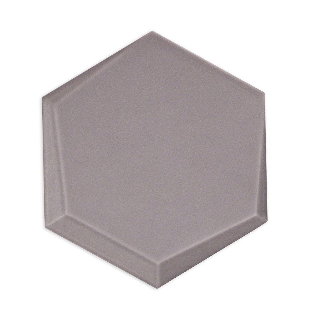 EXT3RD103634 (Sample) David Gray 3-in x 6-in Matte Ceramic Thinset Mortar Tile
