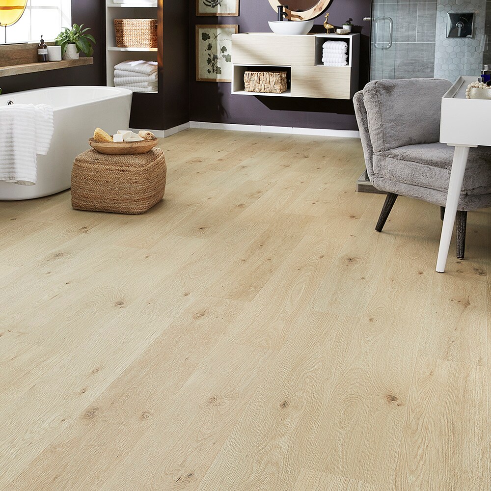 Pergo Portfolio + WetProtect Dove White Oak 10-mm T x 6-in W x 47-1/4-in L  Waterproof Wood Plank Laminate Flooring (20.15-sq ft) in the Laminate  Flooring department at