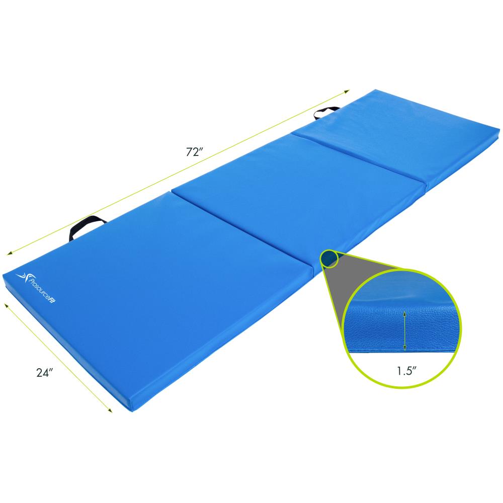 ProsourceFit PS1952TFMBLUE Yoga-Mats - View #2