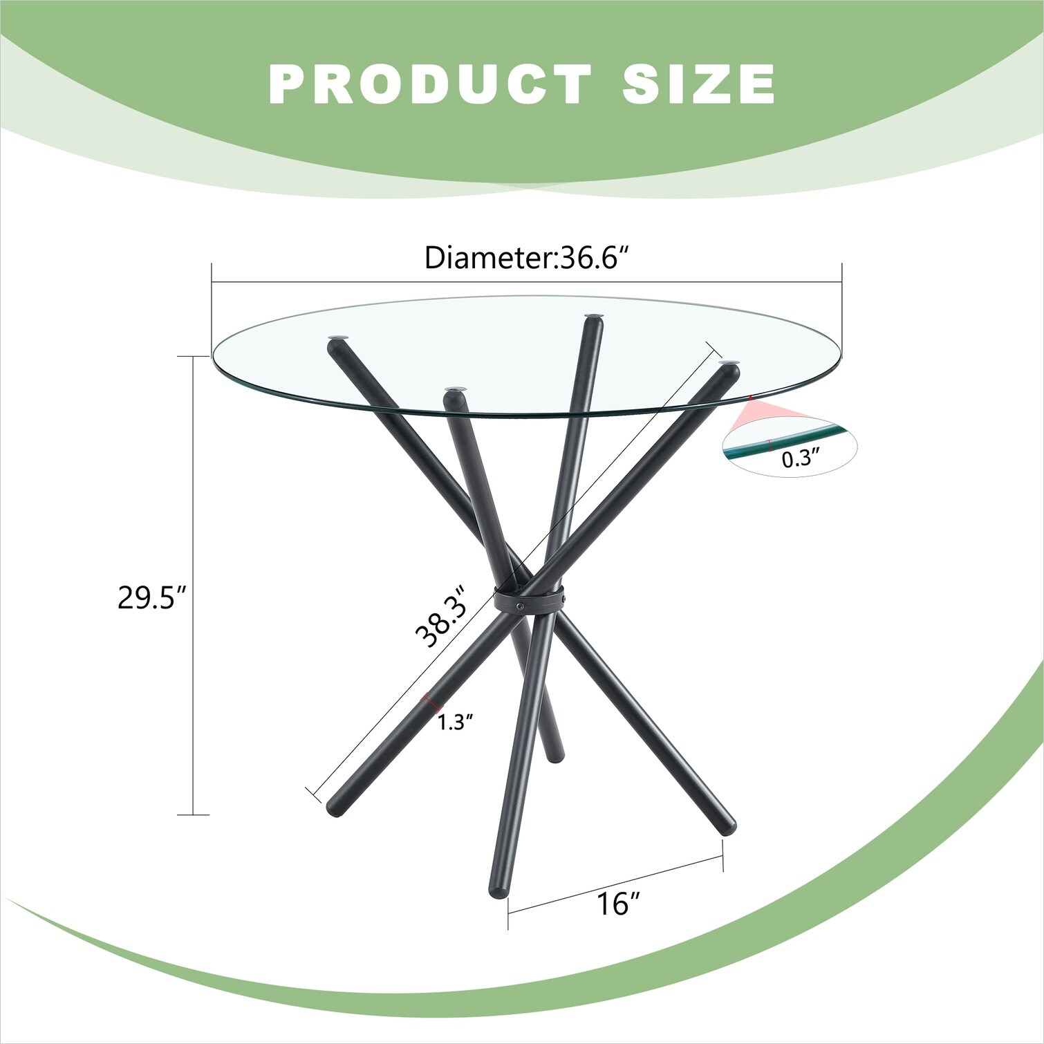 SUNCREAT MRSF8G7E0555 Dining-Tables - View #13