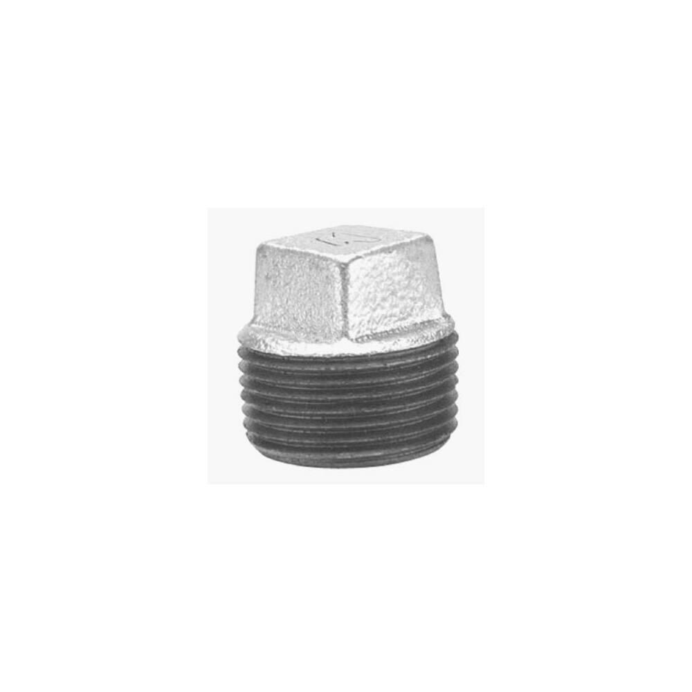 Anvil International Anvil International 8700159851.5 in. Malleable Iron  Pipe Fitting, Galvanized Square Head Plug at Lowes.com