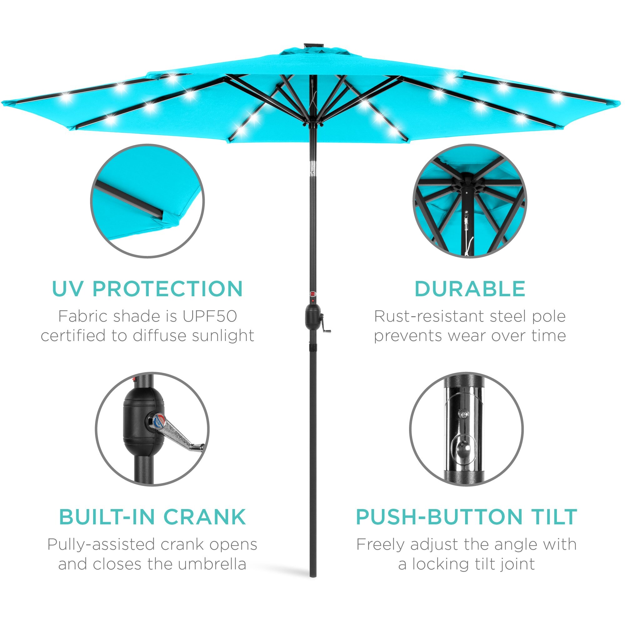 Forclover ALW15-52BU Umbrellas-2 - View #6