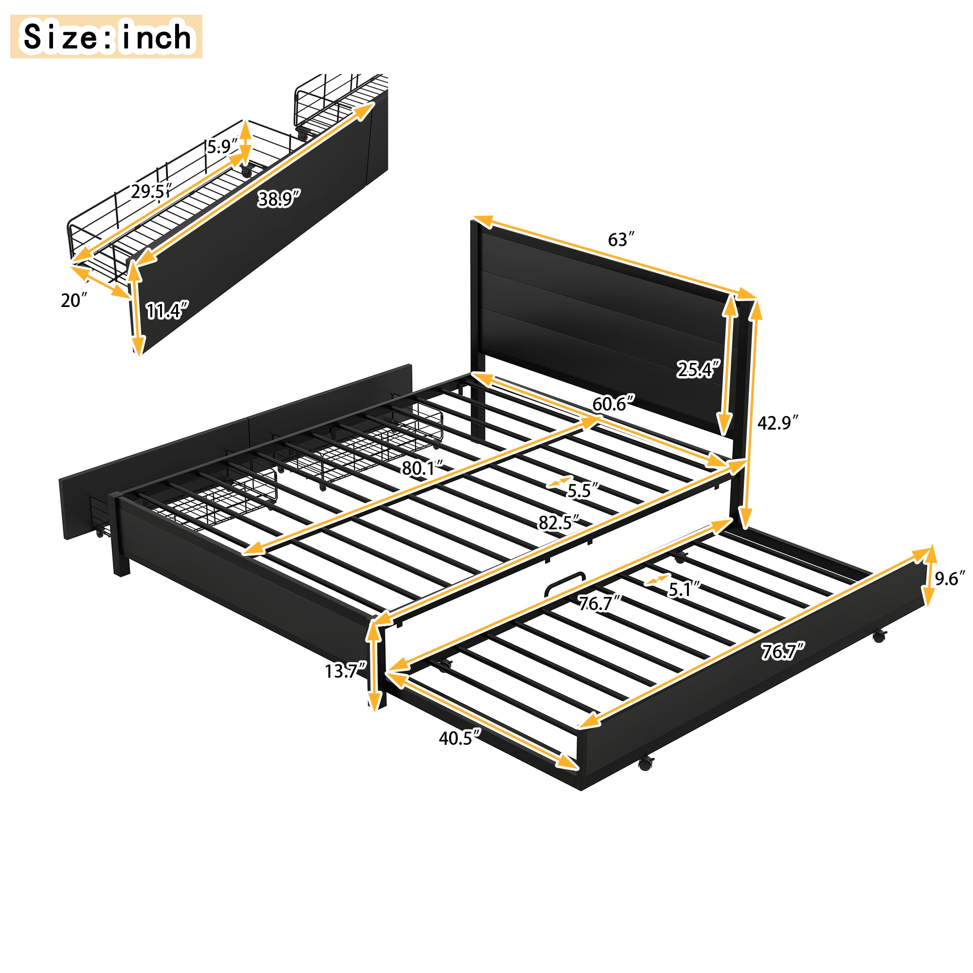 Clihome WM-1918WF77-AP beds - View #5