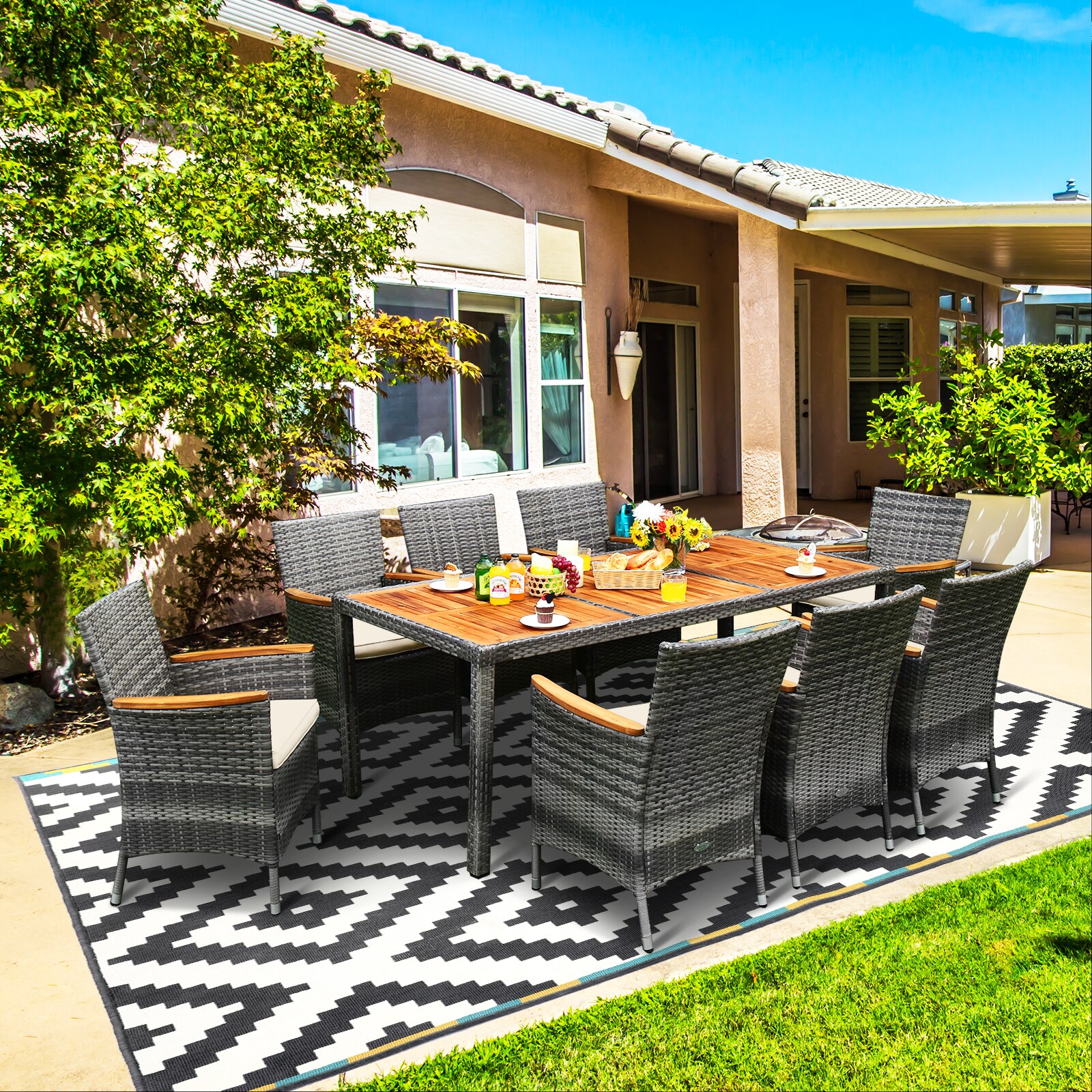 Slickblue D-CO-+C26686WH Patio-Dining-Sets - View #7