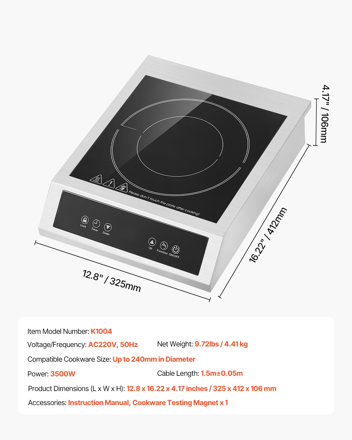 VEVOR SCSYDGLKTMSD06339V4 Induction-Cooktops - View #7