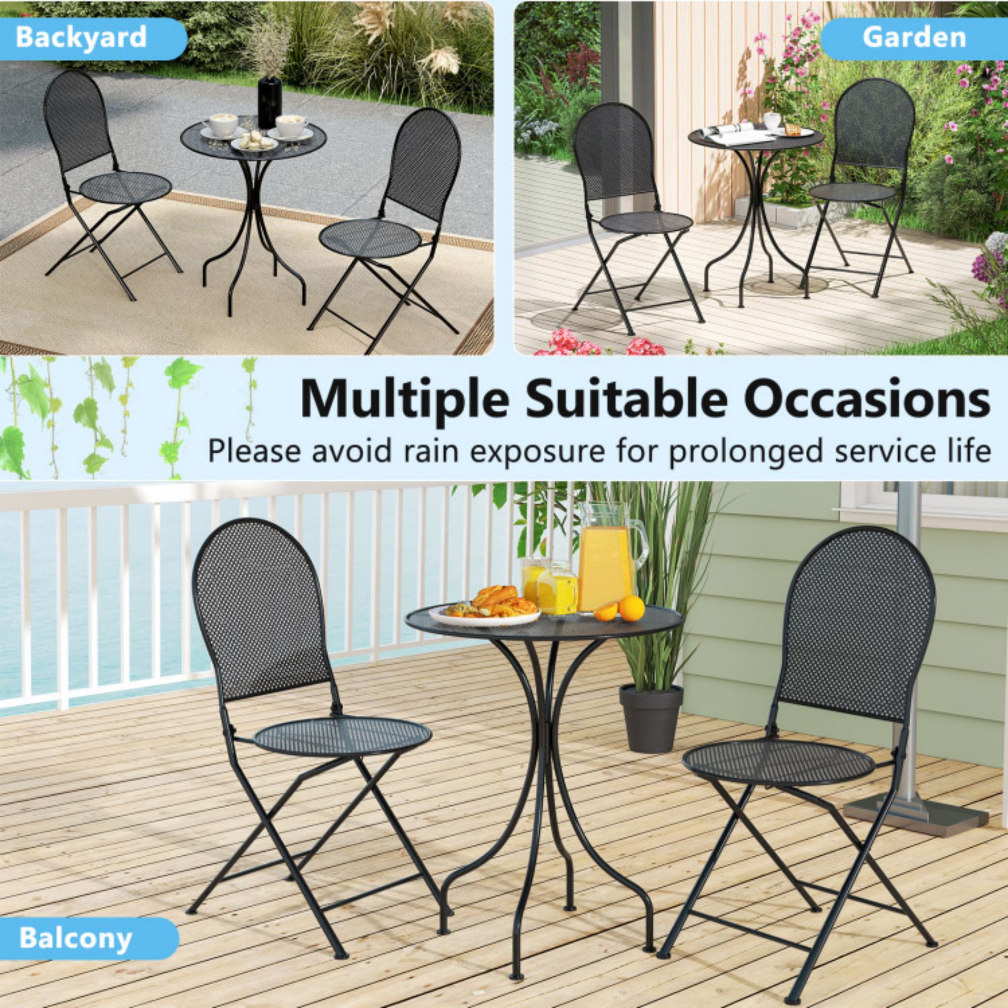 Clihome CWCH-OP36AD38BL Patio-Dining-Sets - View #9