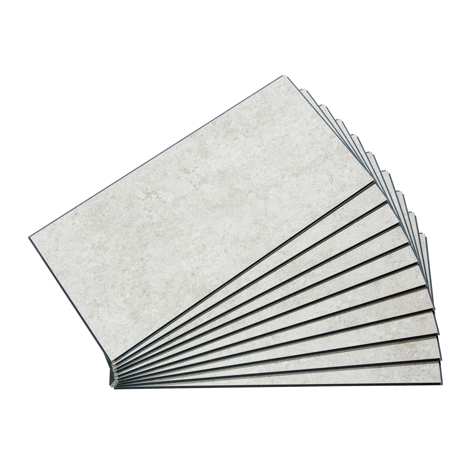 PALISADE 53507L Rain Cloud 23-in x 11-in Matte PVC Stone Look Wall Tile (17.9-sq. ft/ Carton)