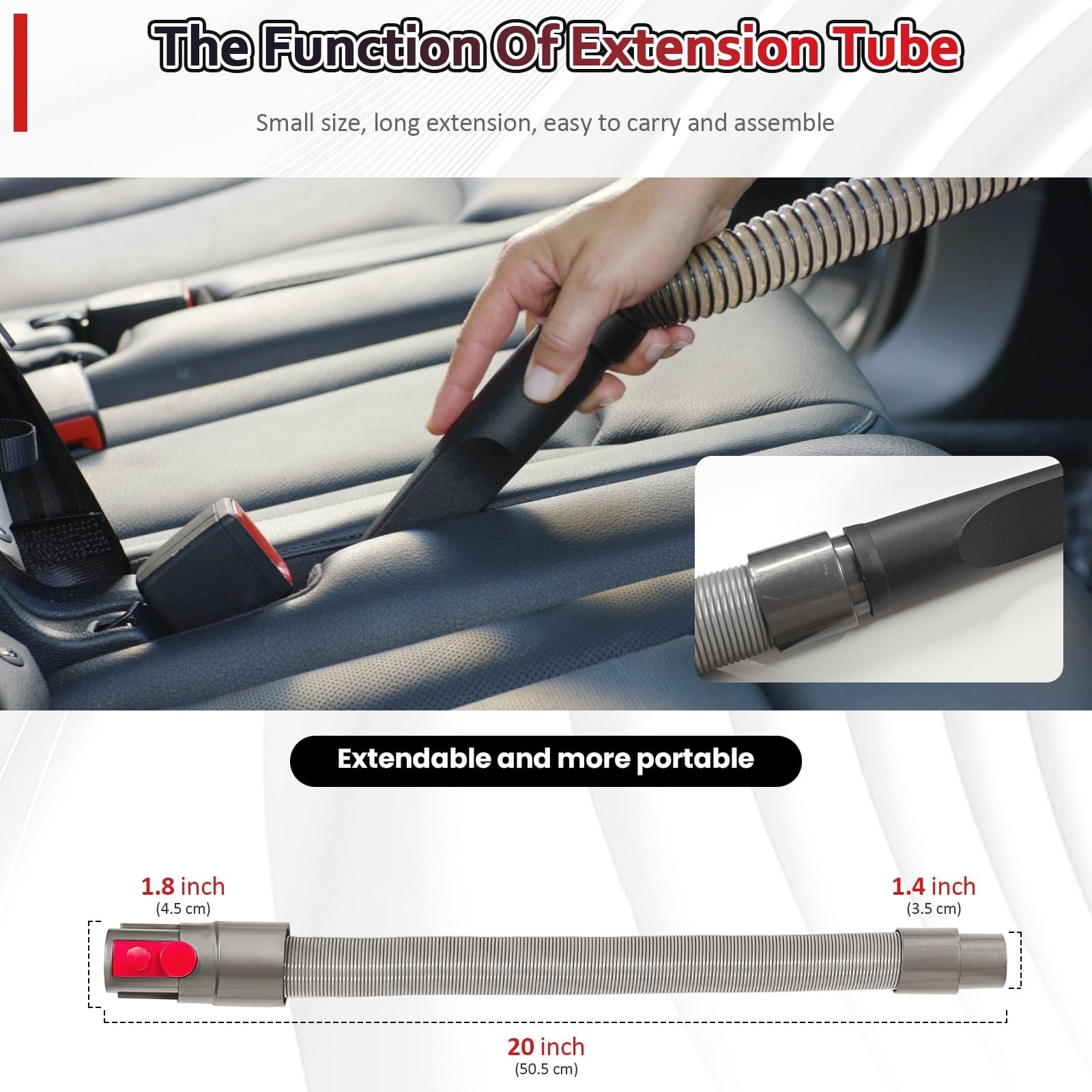 Anqtovp 6 Piece Vacuum Cleaner Accessory Kit Compatible with Dyson