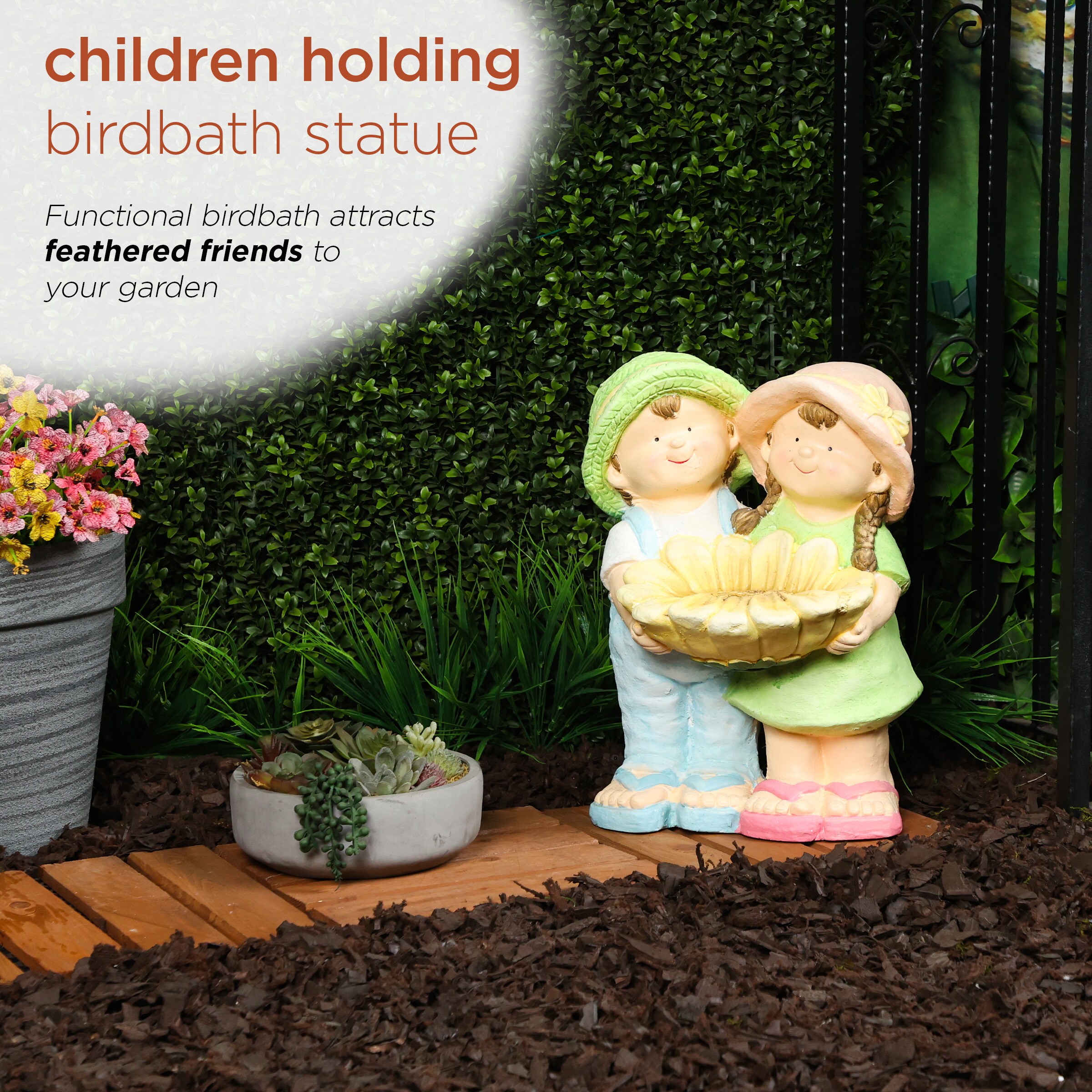 Alpine Corporation QWR1372 Garden-Statue - View #8