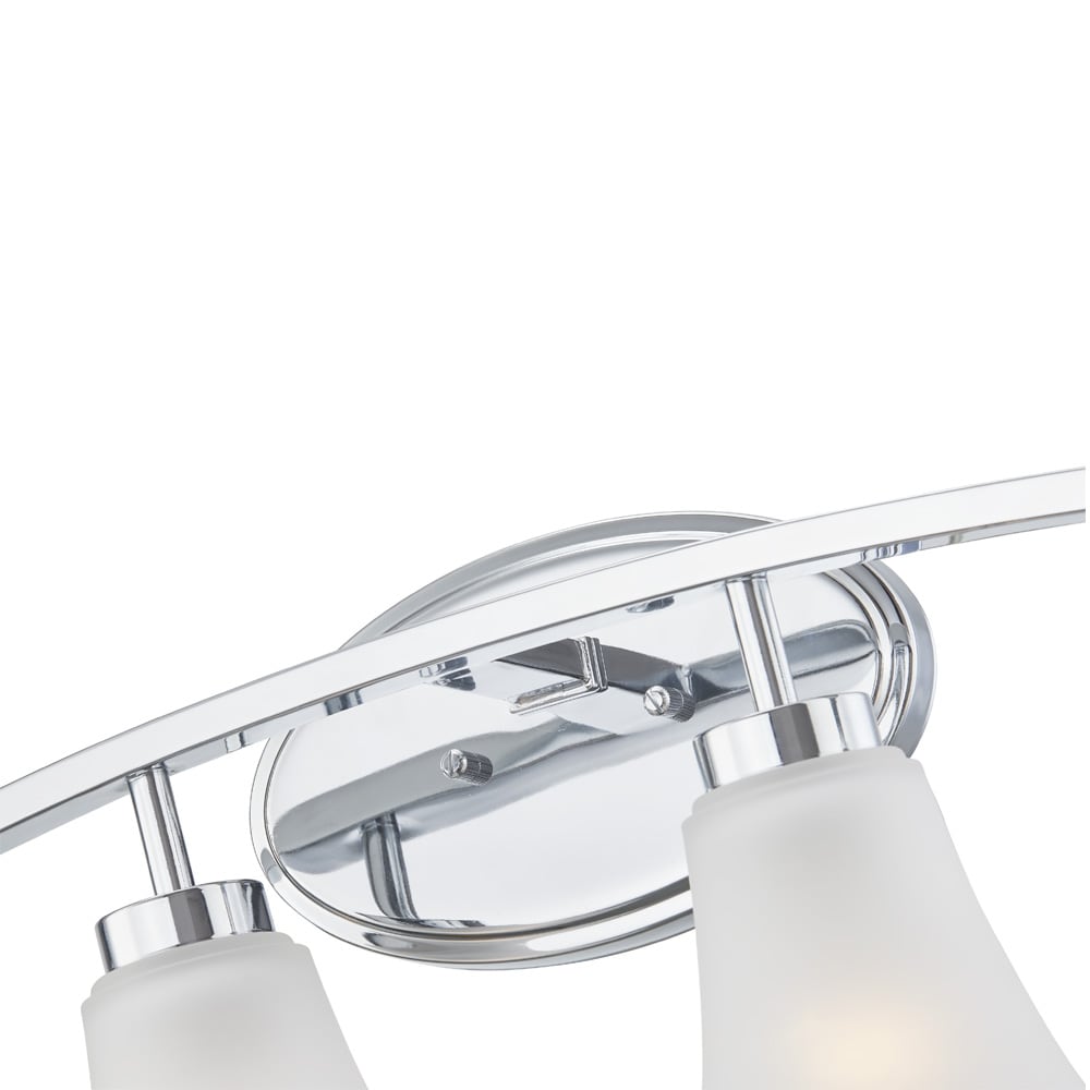 allen + roth Calpin 5.75-in 3-Light Chrome Transitional Vanity Light Bar in  the Vanity Lights department at