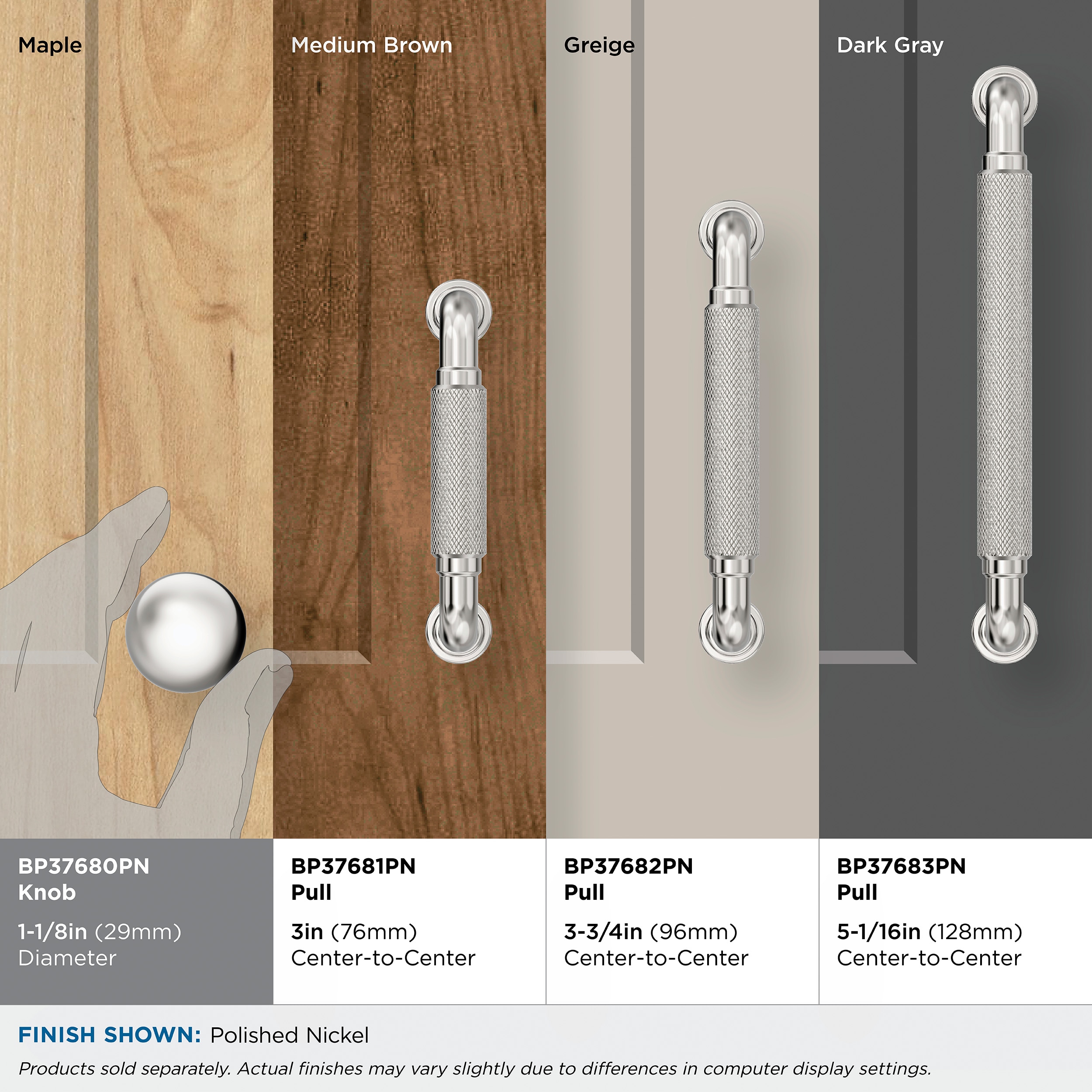 Amerock BP37680PN Cabinet-Knobs - View #7