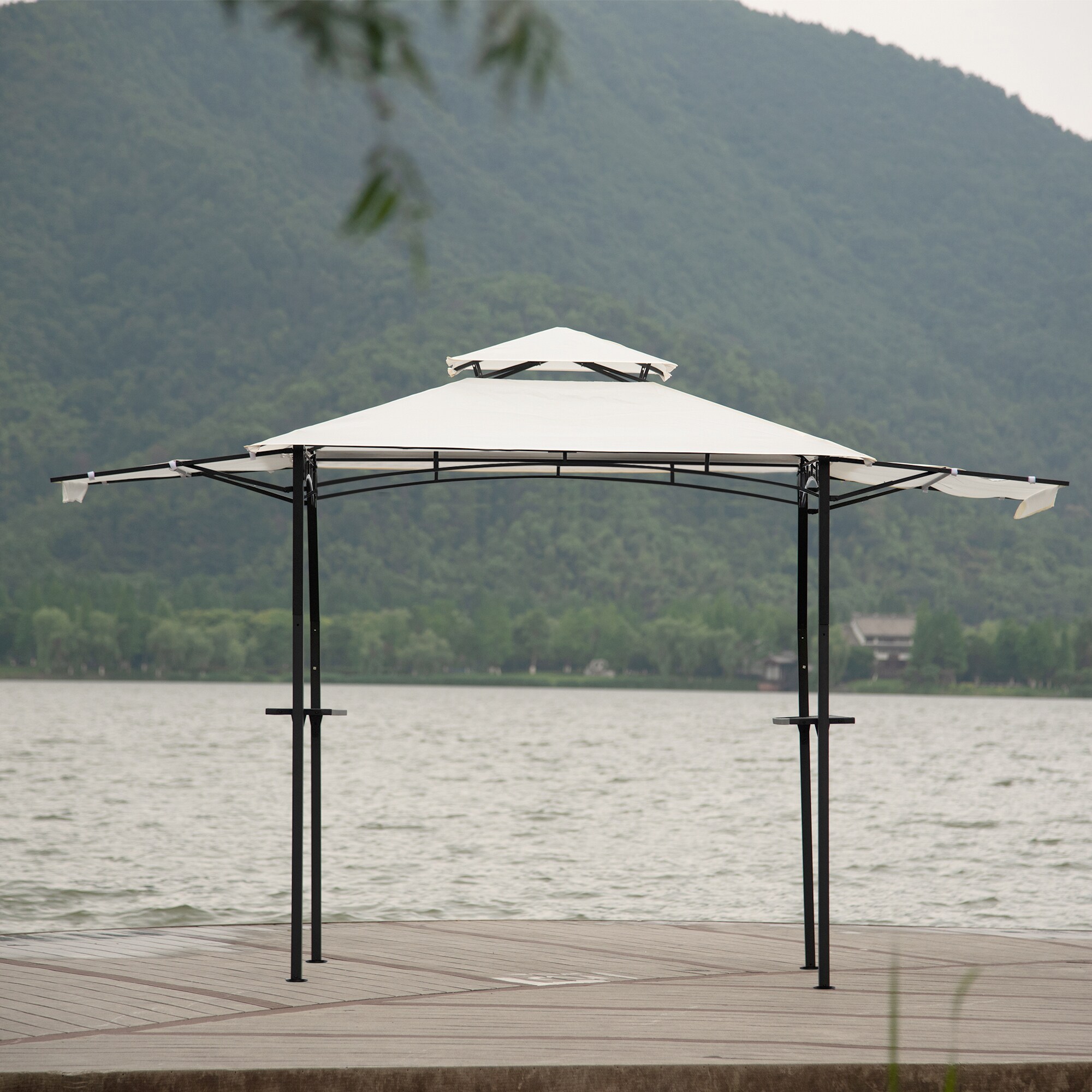 Afoxsos LWMX103 Wood-Resin-Gazebos - View #6