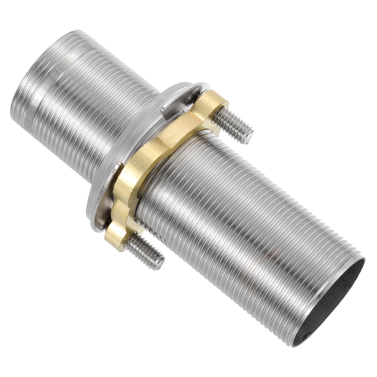 Unique Bargains - Faucet Mount Extension Shank 4inchx 1.25inch Stainless Steel Pipe Faucet Extens...