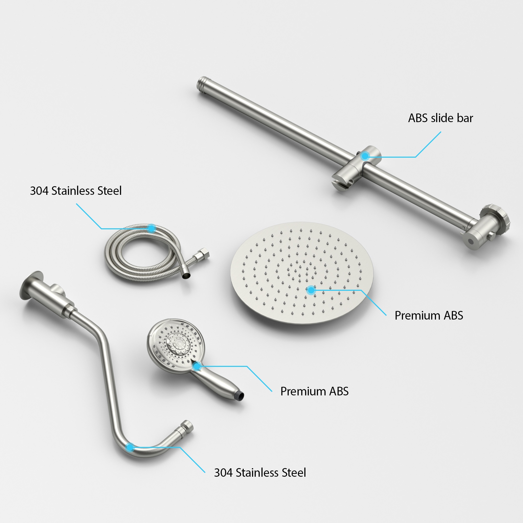 KICHAE KSHL011SS Fixed-Showerhead - View #4
