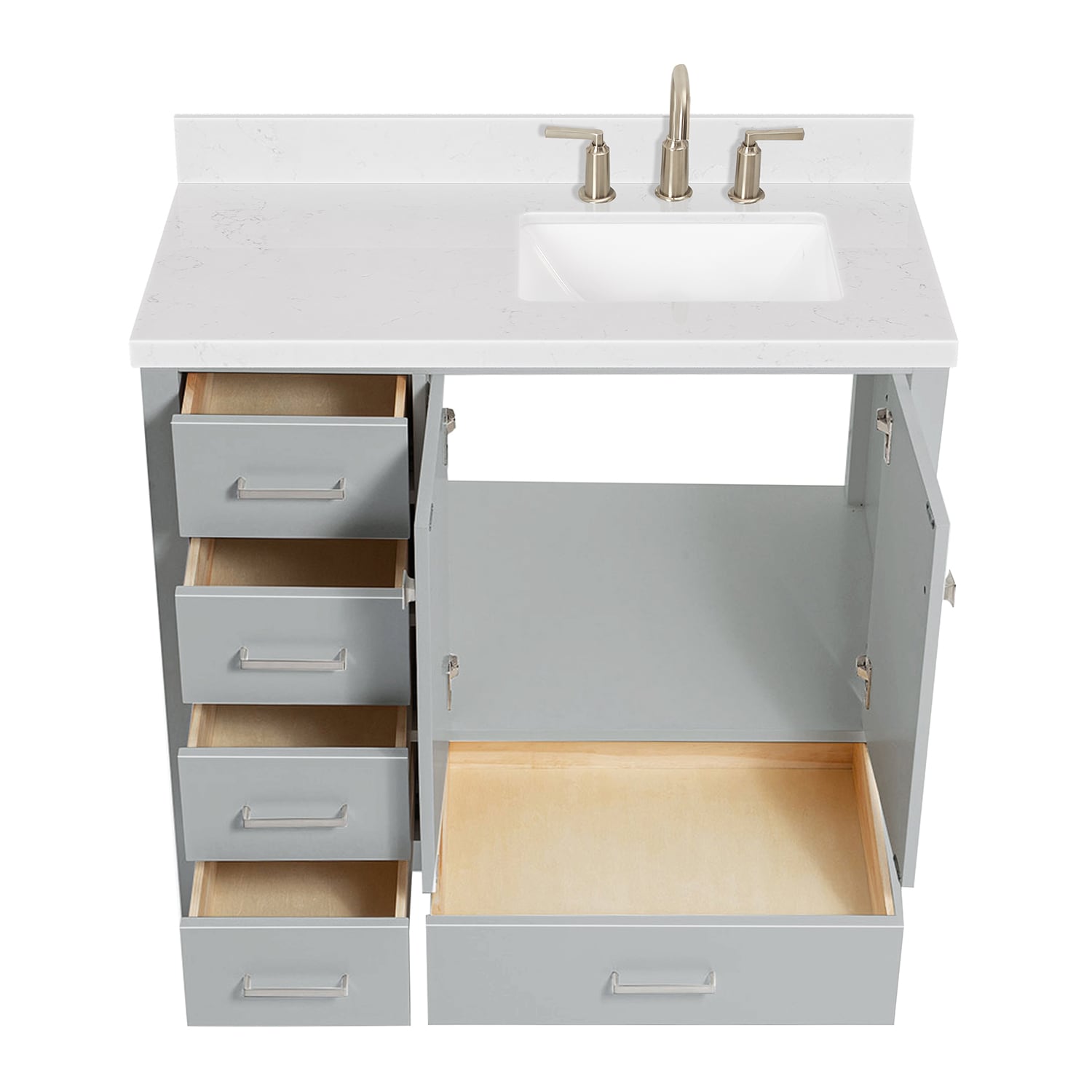 ARIEL A042SRCQRVOGRY Bath-Vanity-Combo - View #11