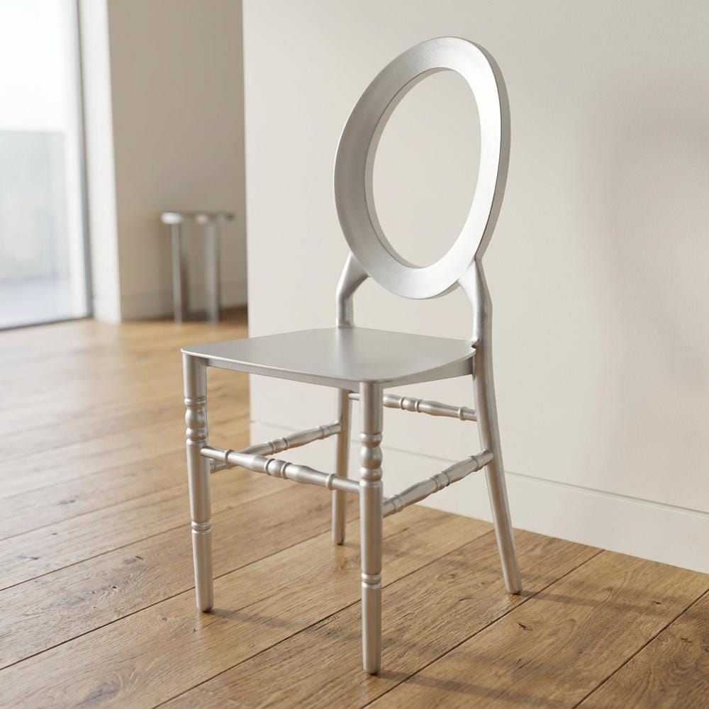 CSP RPP-O-BACK-SILVERW2 Dining-Chairs - View #3