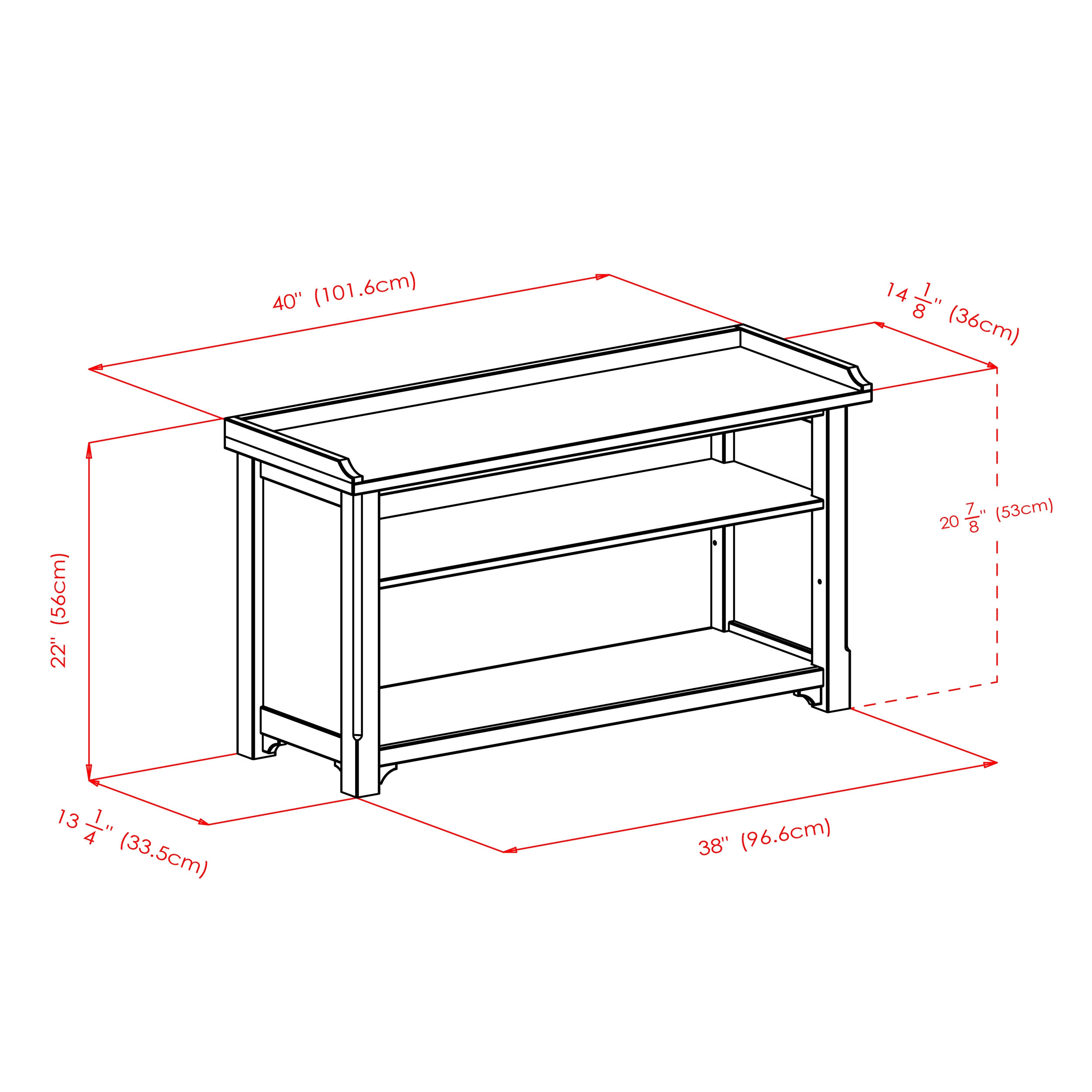 Winsome Wood 94640 bench - View #8