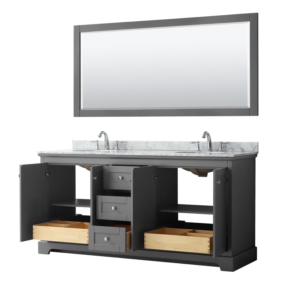 Wyndham Collection WCV232372DKGCMUNOM70 Bath-Vanity-Combo - View #2