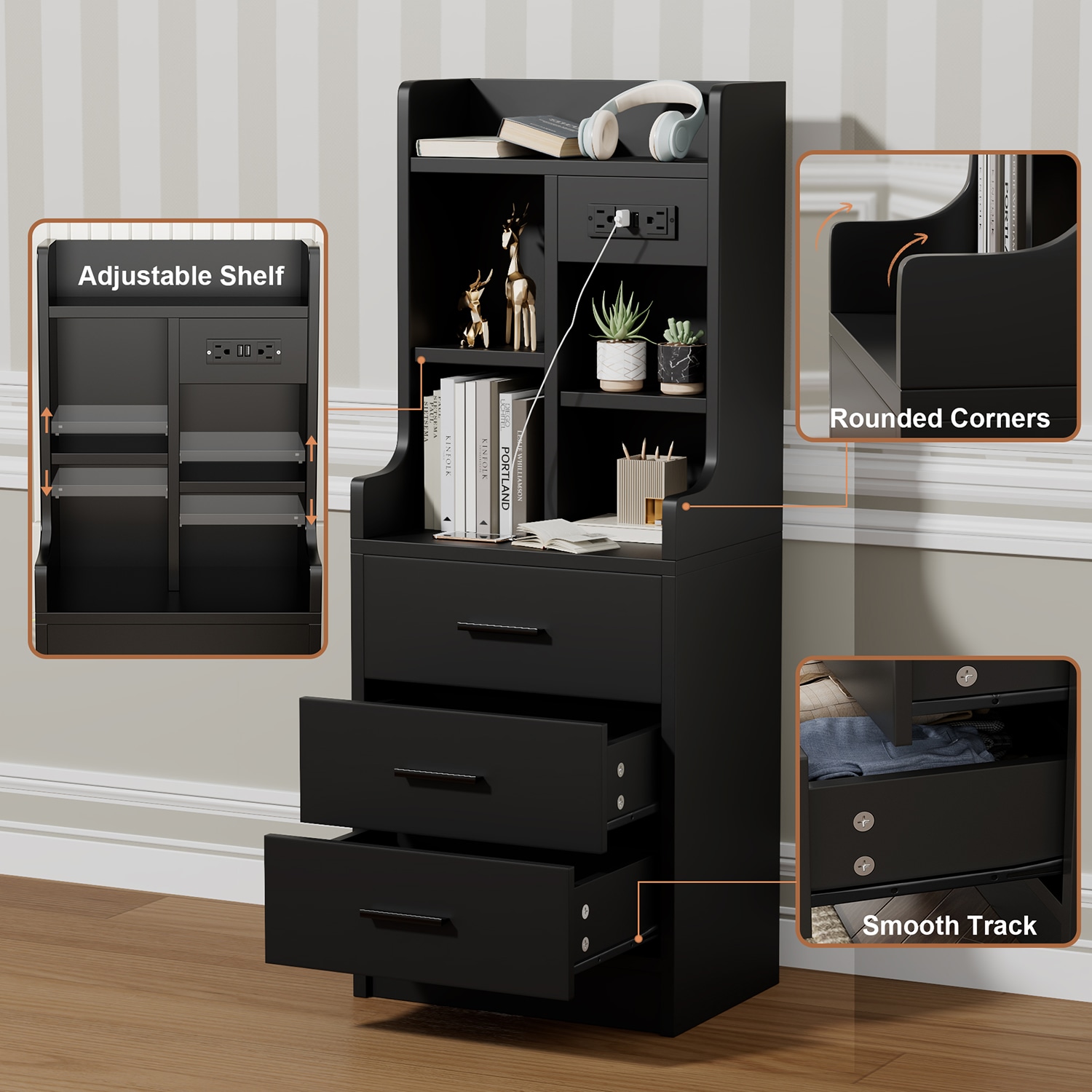 Vineego LS-NT23-0191-0 nightstands - View #2