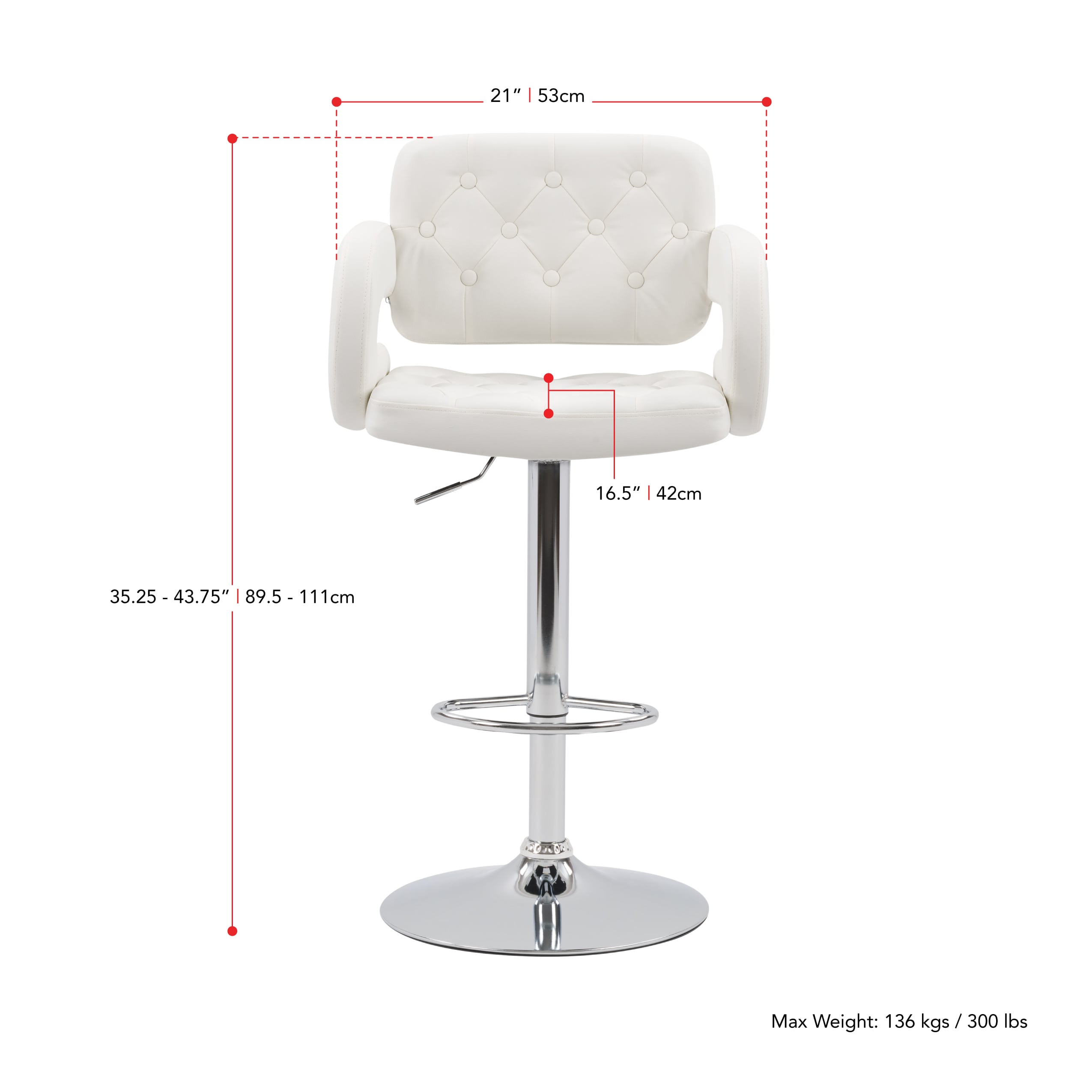 CorLiving DAB-919-B stools - View #10