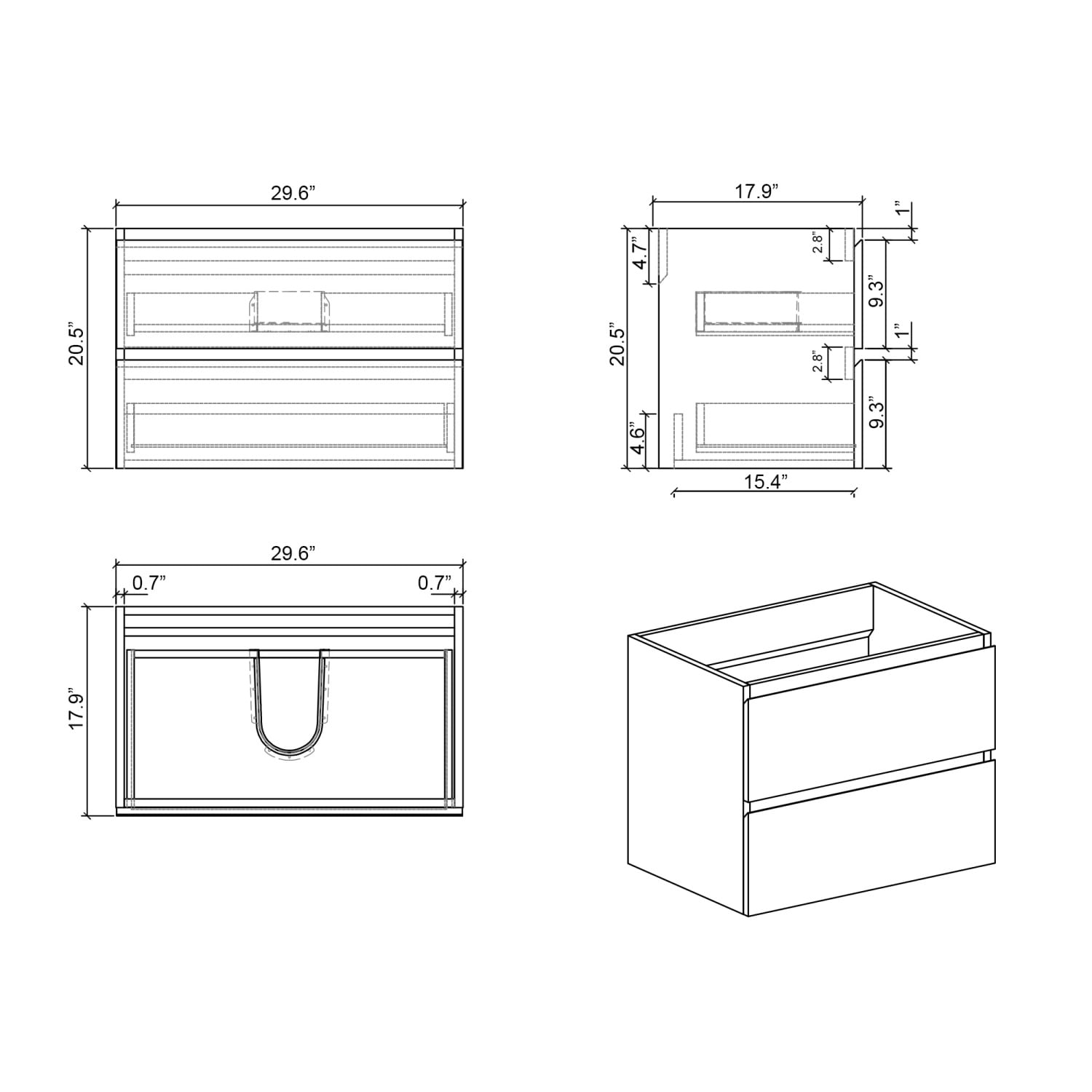 Vanityfus VF-AH-00236 Bath-Vanity-Combo - View #3