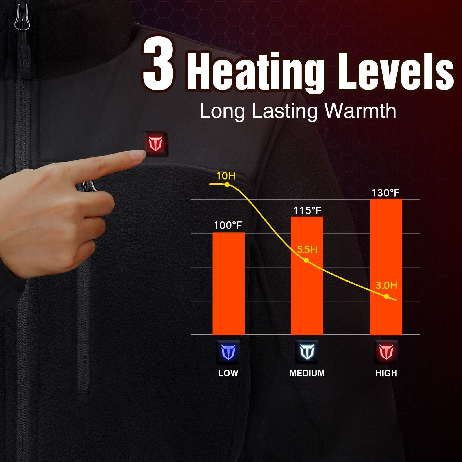 Tidewe B0B24WRZ1Q Jackets-Coats - View #2