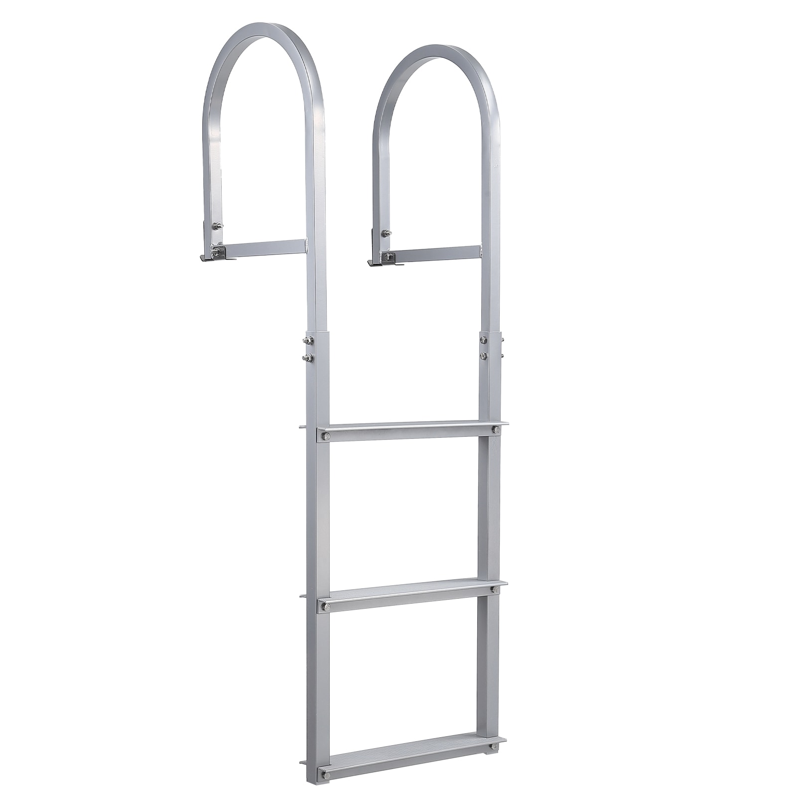 Garvee Heavy Duty Removable 5 Step Aluminum Tailgate Ladder with Adjustable Height for Pontoon Boats Lakes Pools Marine #BQH-YHWABSCD0