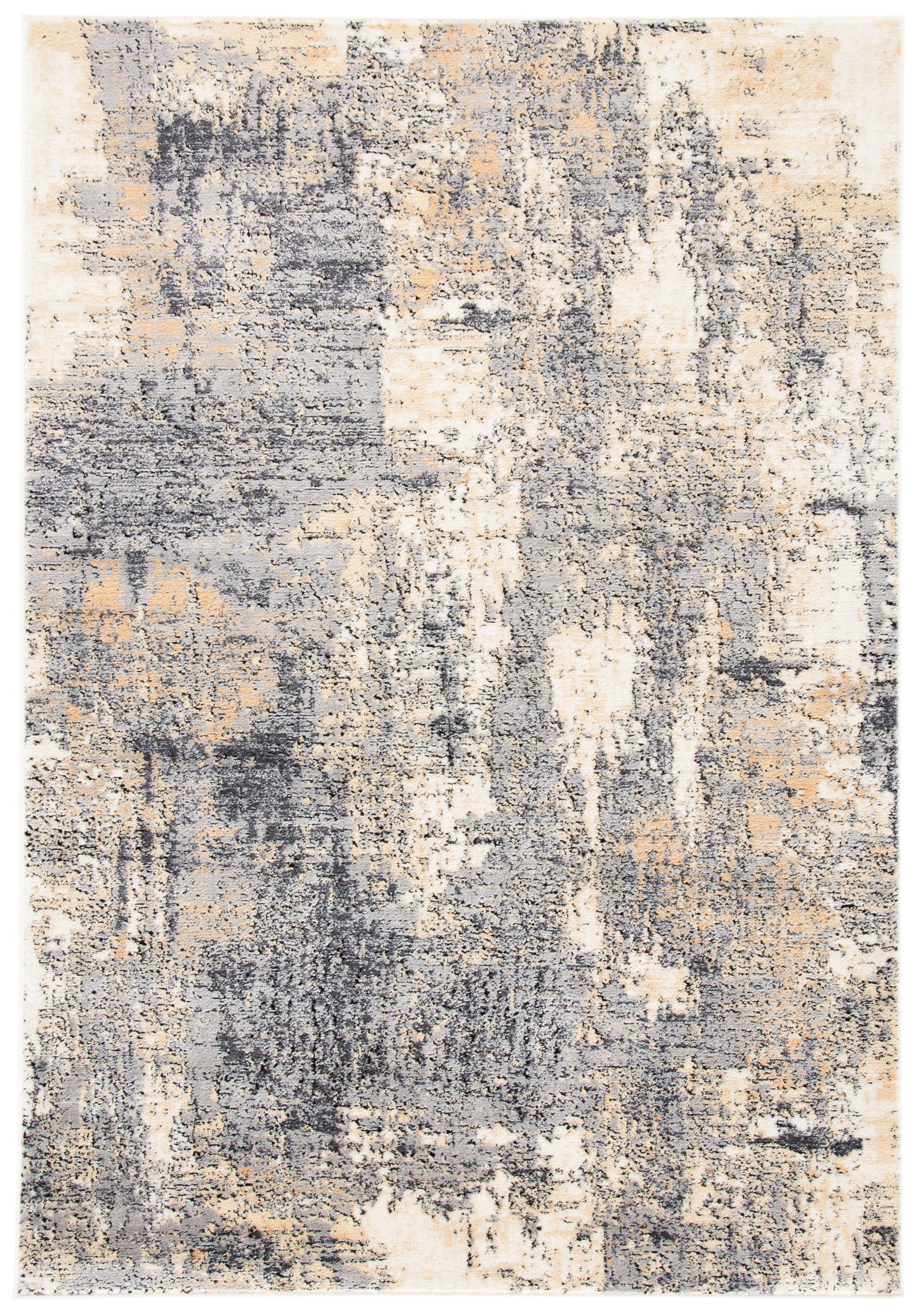 Safavieh ALA777H-5 Amelia Graine 5 x 8 (ft) Loomed Polypropylene Gray/Gold Rectangular Indoor Distressed/Overdyed Bohemian/Eclectic Area rug