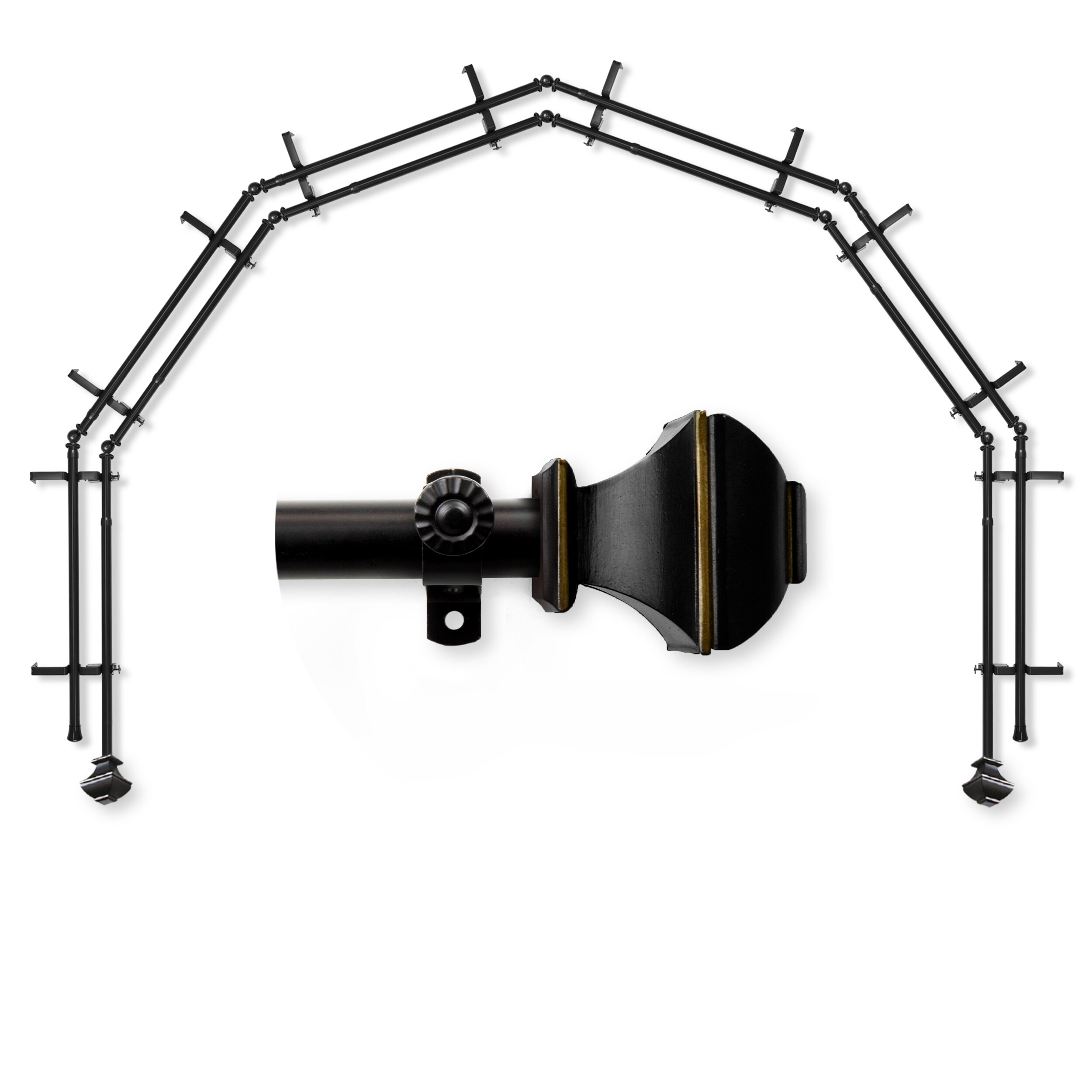 Hart & Harlow L-6BAY-82-2D Curtain-Rods - View #2