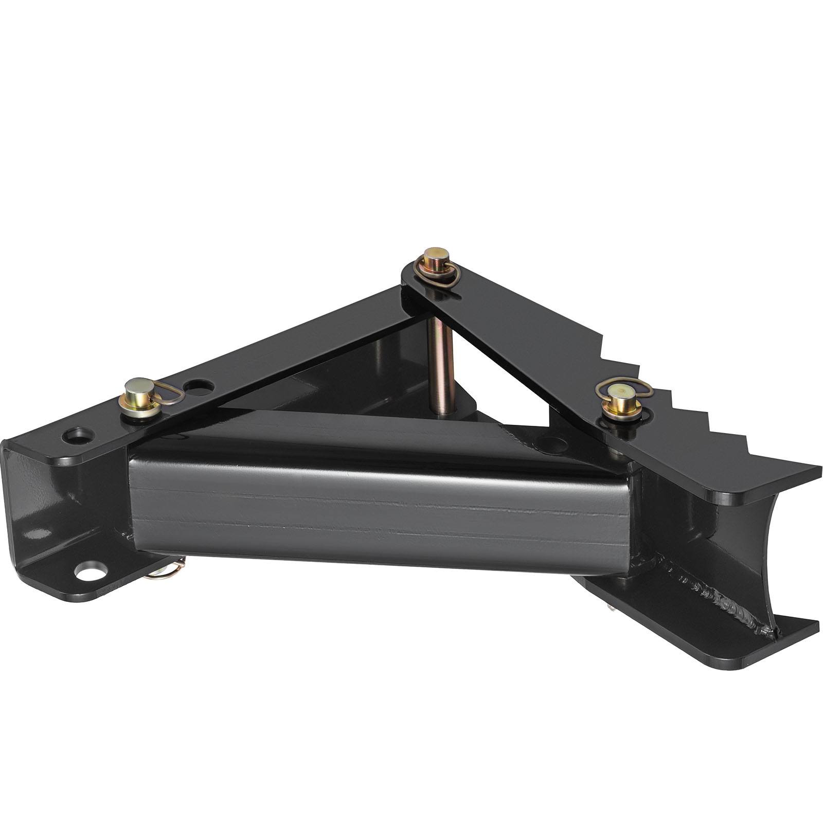 VEVOR SCFCMZ18INCB05364V0 18in Backhoe Thumb  1/2in Teeth Thickness Heavy Duty Excavator Thumb  Black Steel Weld On Thumb Attachments with 12mm Bolt-On Design Adjustable Mechanical Thumb for Backhoe/Excavator