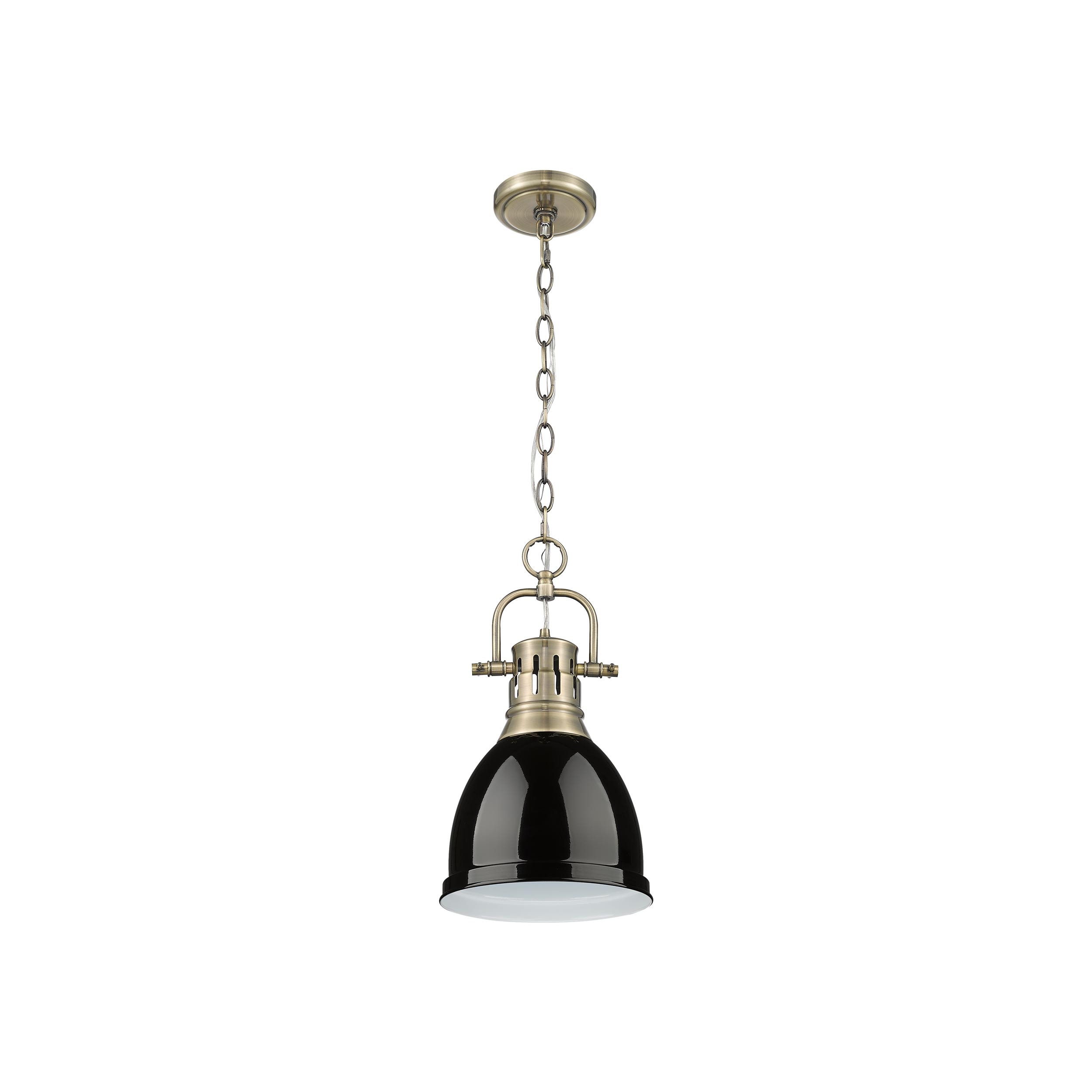 Golden Lighting 3602-S AB-BK Pendant-Lights - View #2