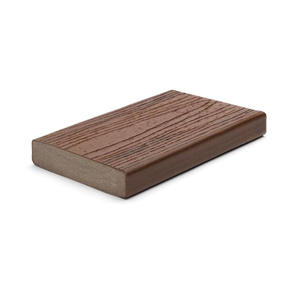 Trex LR020620TS01 Transcend 2-in x 6-in x 20-ft Lava Rock Square Composite Deck board