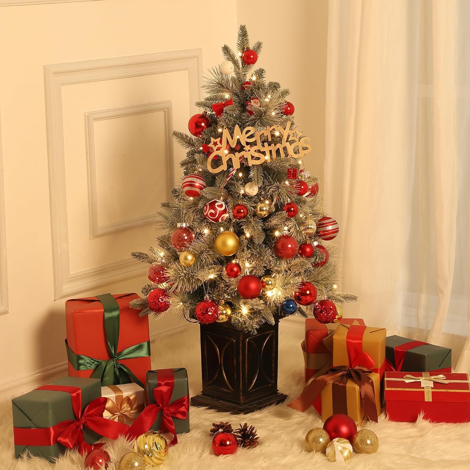 Qeetex DHZ-PHO-0WIGDQVY Artificial-Christmas-Trees - View #3
